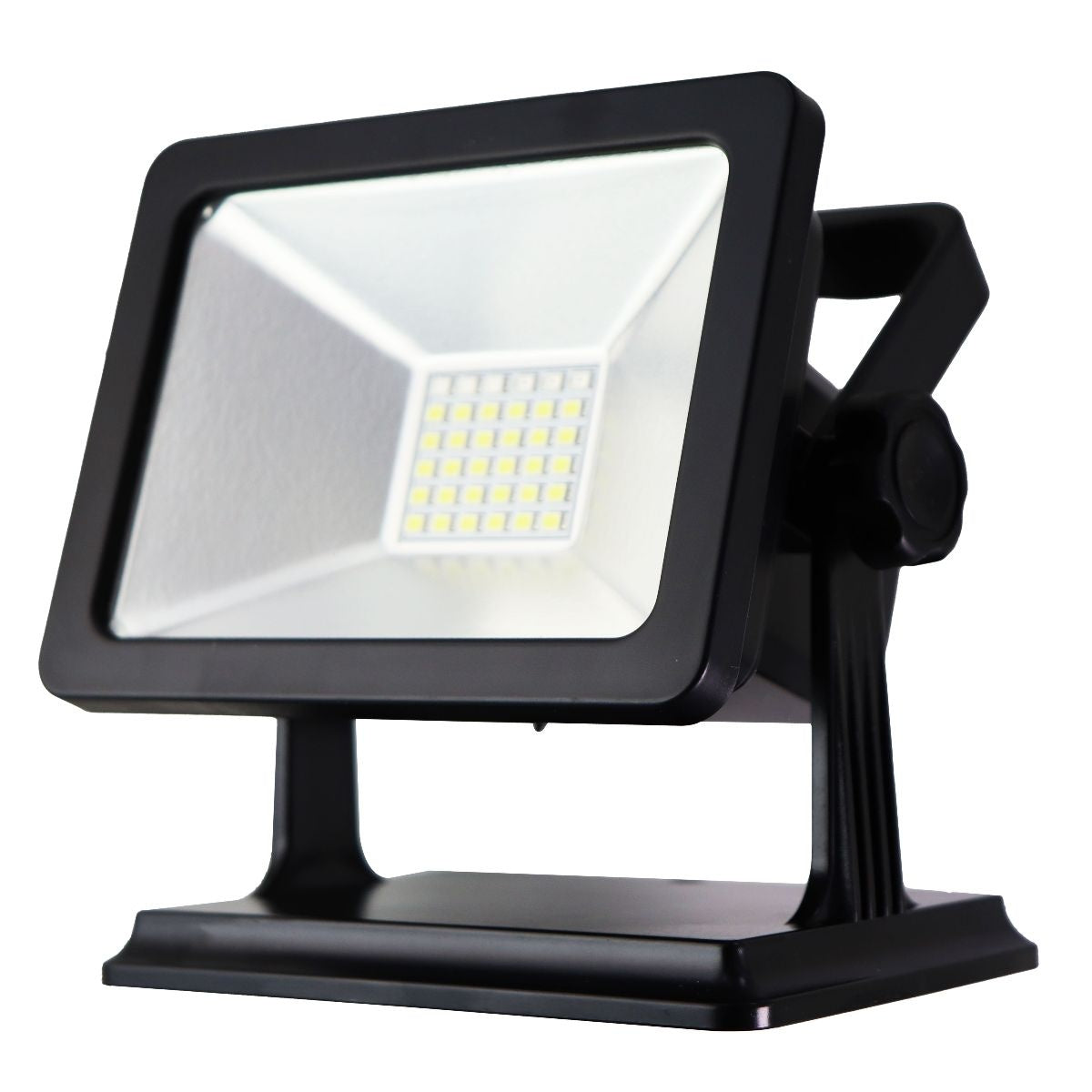 30W 34-LED Emergency Light with Red/Blue Flasher - Black | High Visibility Safety Light for Vehicles, Construction Sites & Emergency Response
