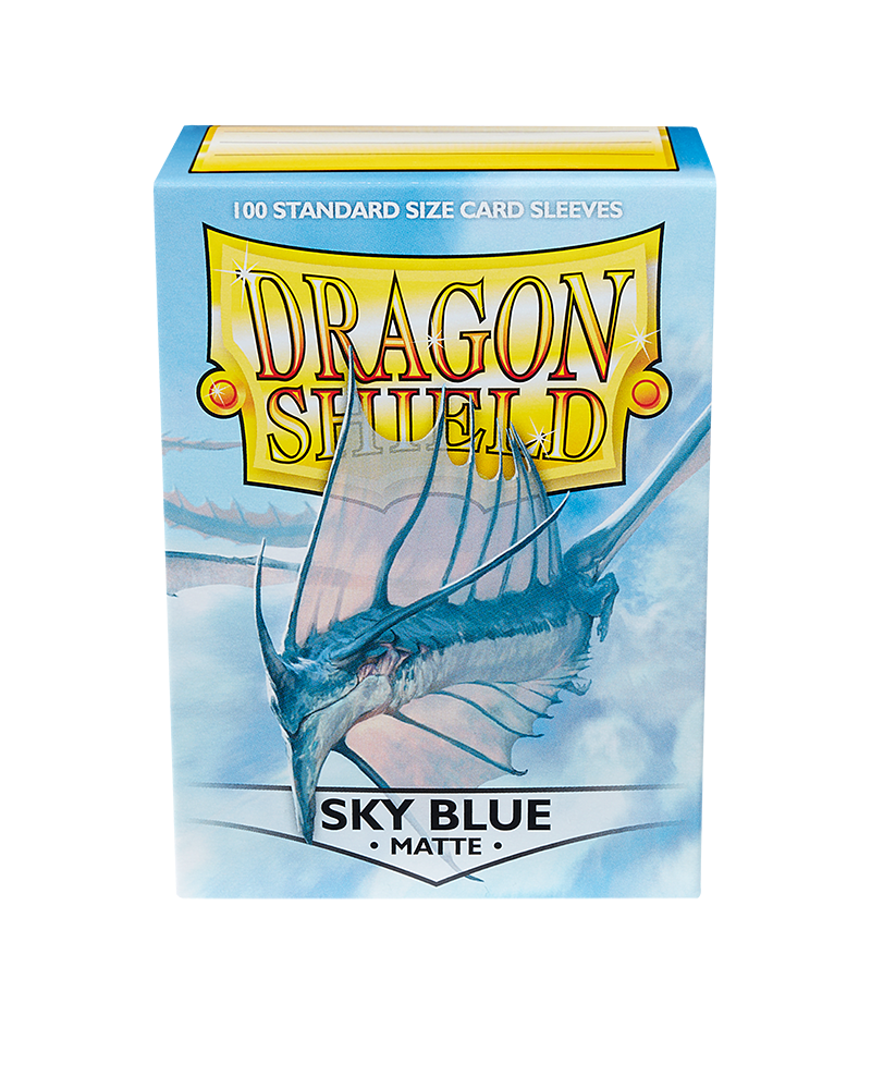 Dragon Shield Matte Sleeves (100 Count) - Sky Blue - Premium Card Protectors for MTG, Pokemon, and Yu-Gi-Oh! - Perfect for Gaming Tournaments and Collectible Card Storage
