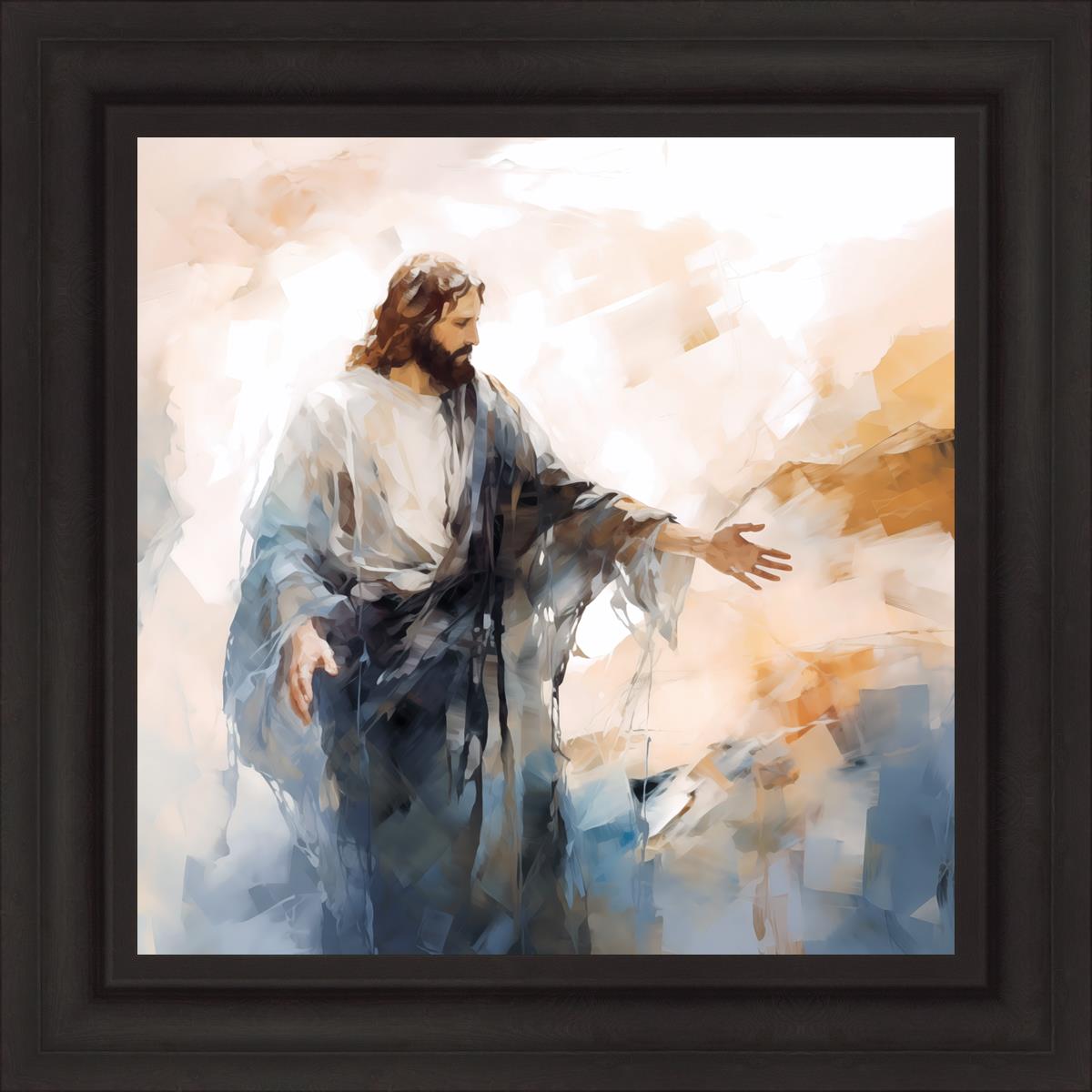 Come Unto Me By Gabriel Heaton - Inspirational Christian Wall Art for Home & Church Decor | Perfect for Living Room, Bedroom & Office