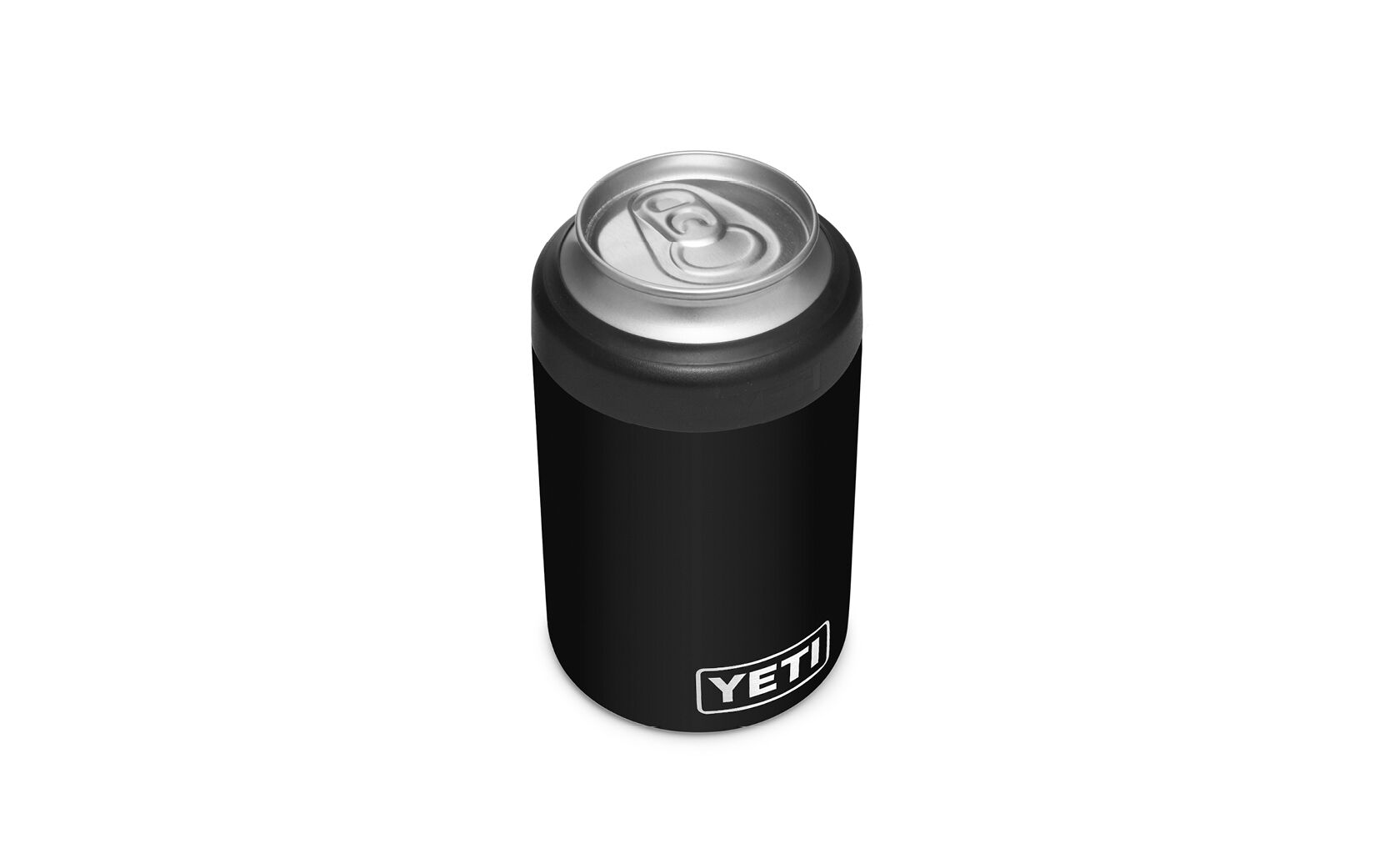 Yeti Rambler Colster Can Insulator - Vacuum Insulated, Leak-Proof Stainless Steel Beer Can Cooler for Camping, Tailgating & Outdoor Adventures (Black)