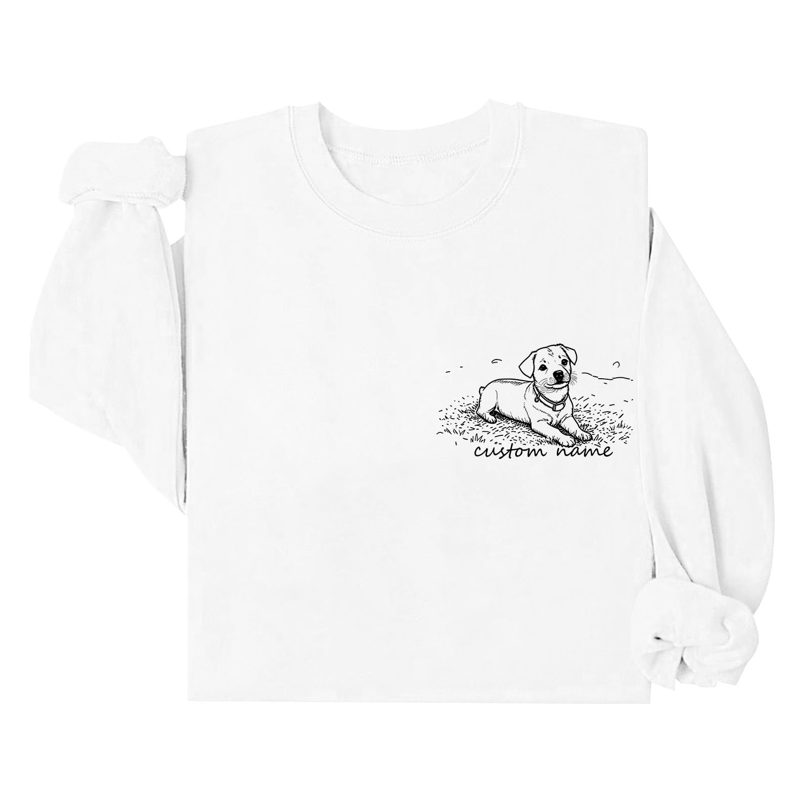 Custom Dog Lovers Hoodie - Cute Pet Print Sweatshirt for Women, Cozy Pullover Gift for Dog Moms | Perfect for Casual Wear, Dog Walks & Pet Lover Outfits