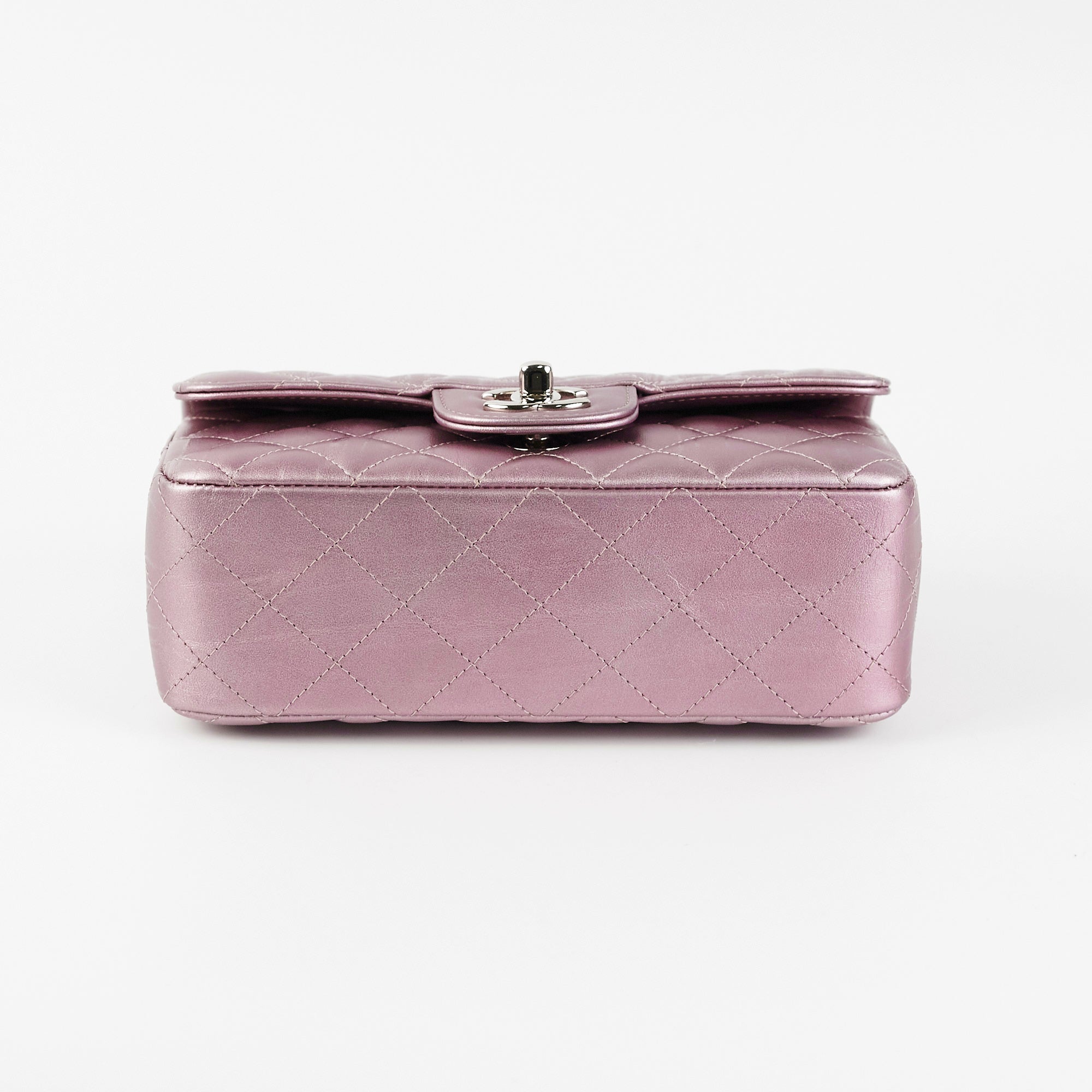 Chanel Mini Rectangular Iridescent Purple Crossbody Bag - Luxury Designer Handbag for Women | Perfect for Evening Parties, Date Nights & Special Occasions