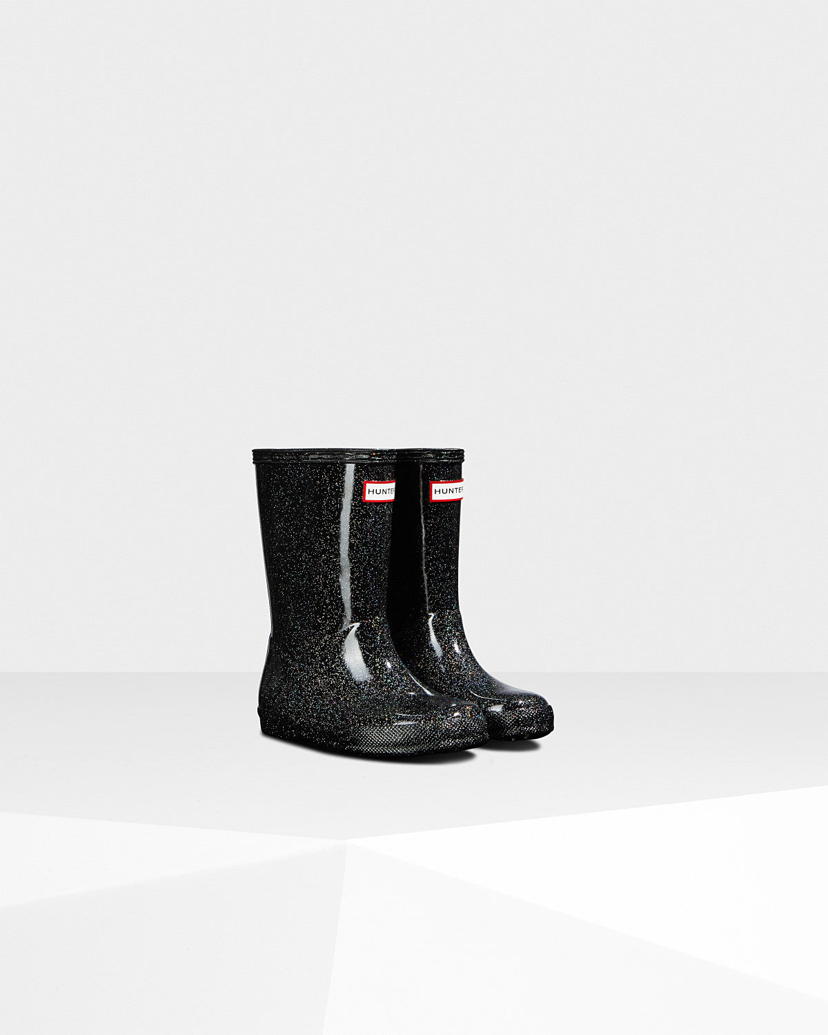 Hunter Original Kids First Starcloud Rain Boots - Black | Waterproof & Comfortable for Outdoor Play, Puddle Jumping, and School Days