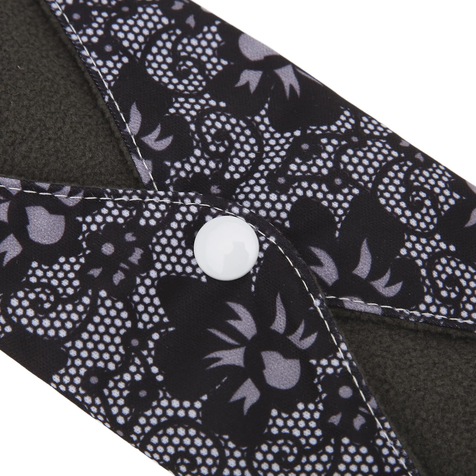 Organic Cotton Reusable Menstrual Pads - Washable Sanitary Pads for Women's Period & Light Incontinence | Eco-Friendly, Soft & Absorbent | Perfect for Active Lifestyles, Travel & Sustainable Living (M05)