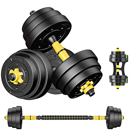 CETOOM Adjustable Rubber Dumbbell Set - 2-Piece Home Gym Equipment for Strength Training, Weight Lifting & Fitness | Perfect for Home Workouts, Office Exercise & Gym Training