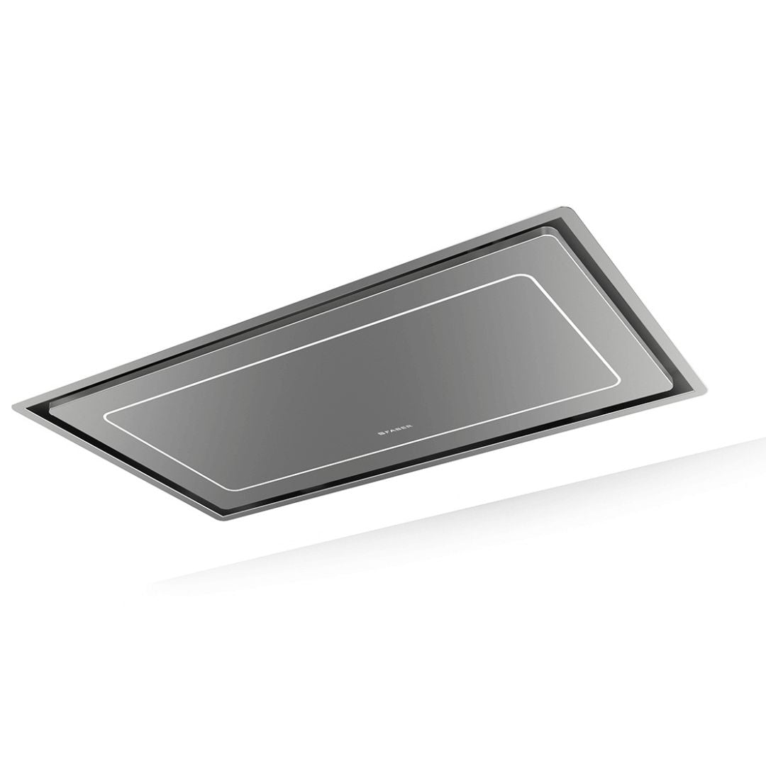 Faber 36-inch Stainless Steel Island Range Hood with High Light - Modern Kitchen Ventilation for Cooking, Grilling & Smoke Removal
