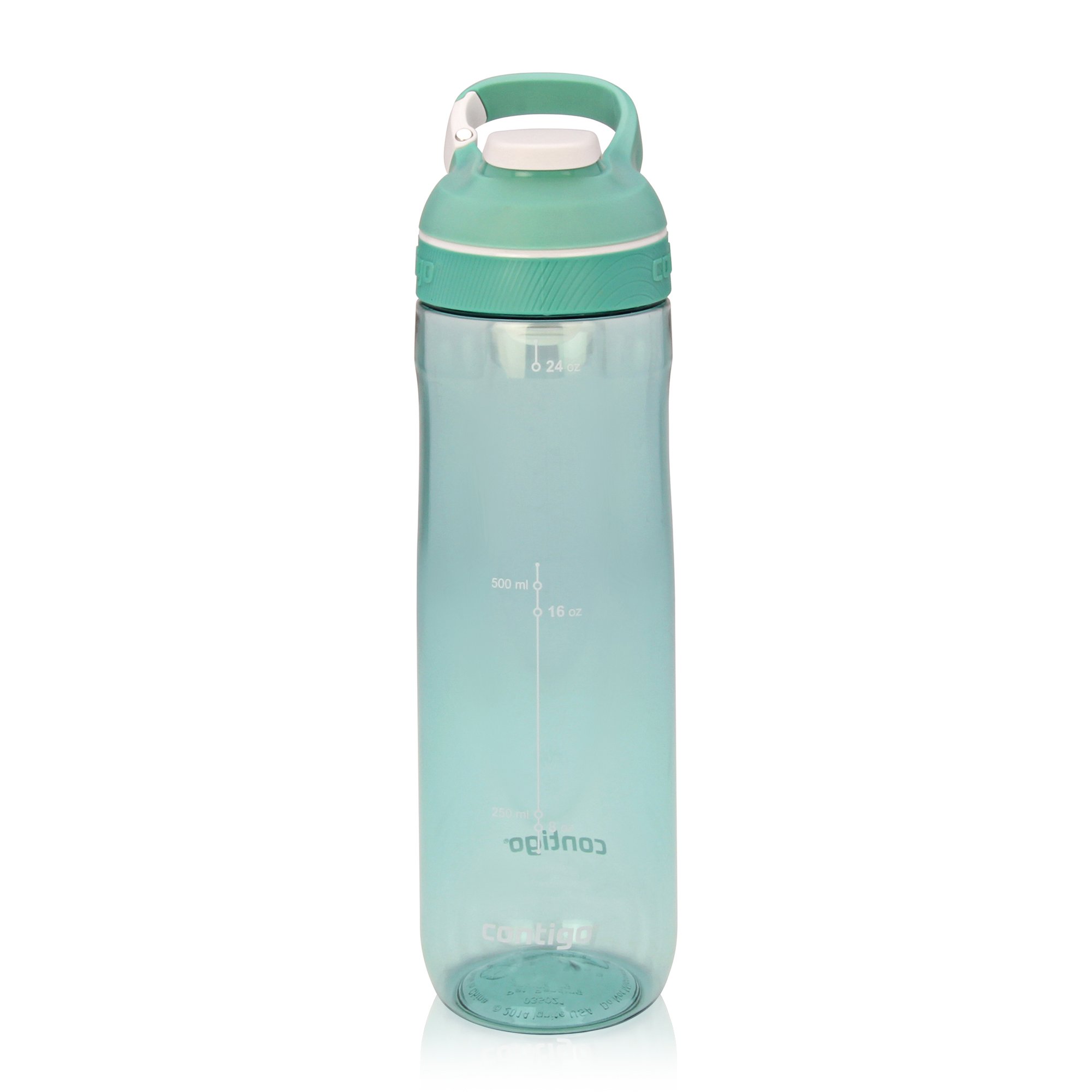 Contigo AUTOSEAL Cortland 24 oz Water Bottles 3-Pack - Leakproof, Insulated Stainless Steel Travel Mug for Hot & Cold Drinks - Perfect for Gym, Hiking, Office & School (Marigold/Monaco/Grayed Jade)