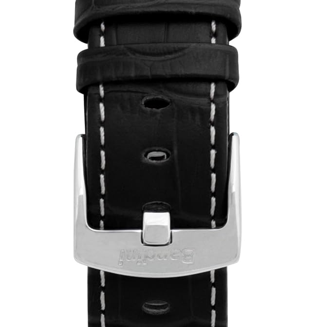 1 - Black and White / Silver Buckle