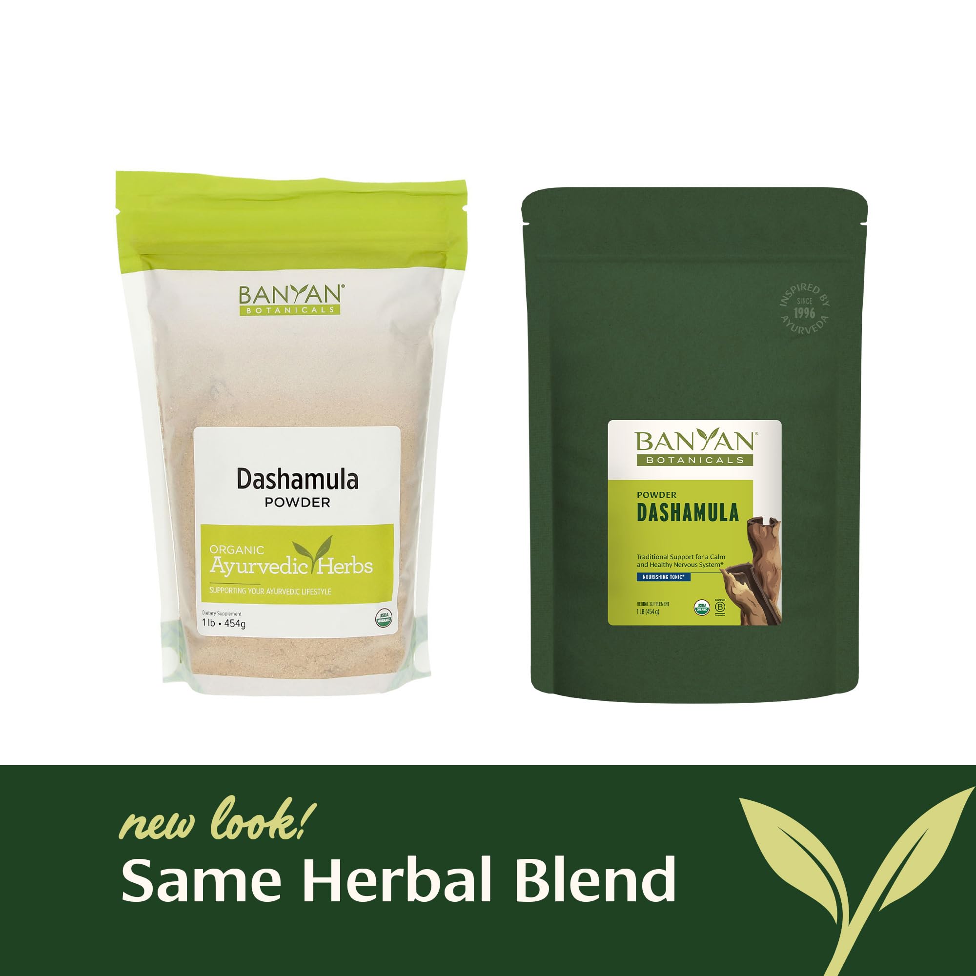 Banyan Botanicals Dashamula Powder - Organic Ayurvedic Stress Relief Supplement with Gokshura & Bilva Fruit - 1 lb - Certified Organic, Non-GMO, Vegan, Gluten Free - Supports Relaxation & Sleep for Busy Lifestyles