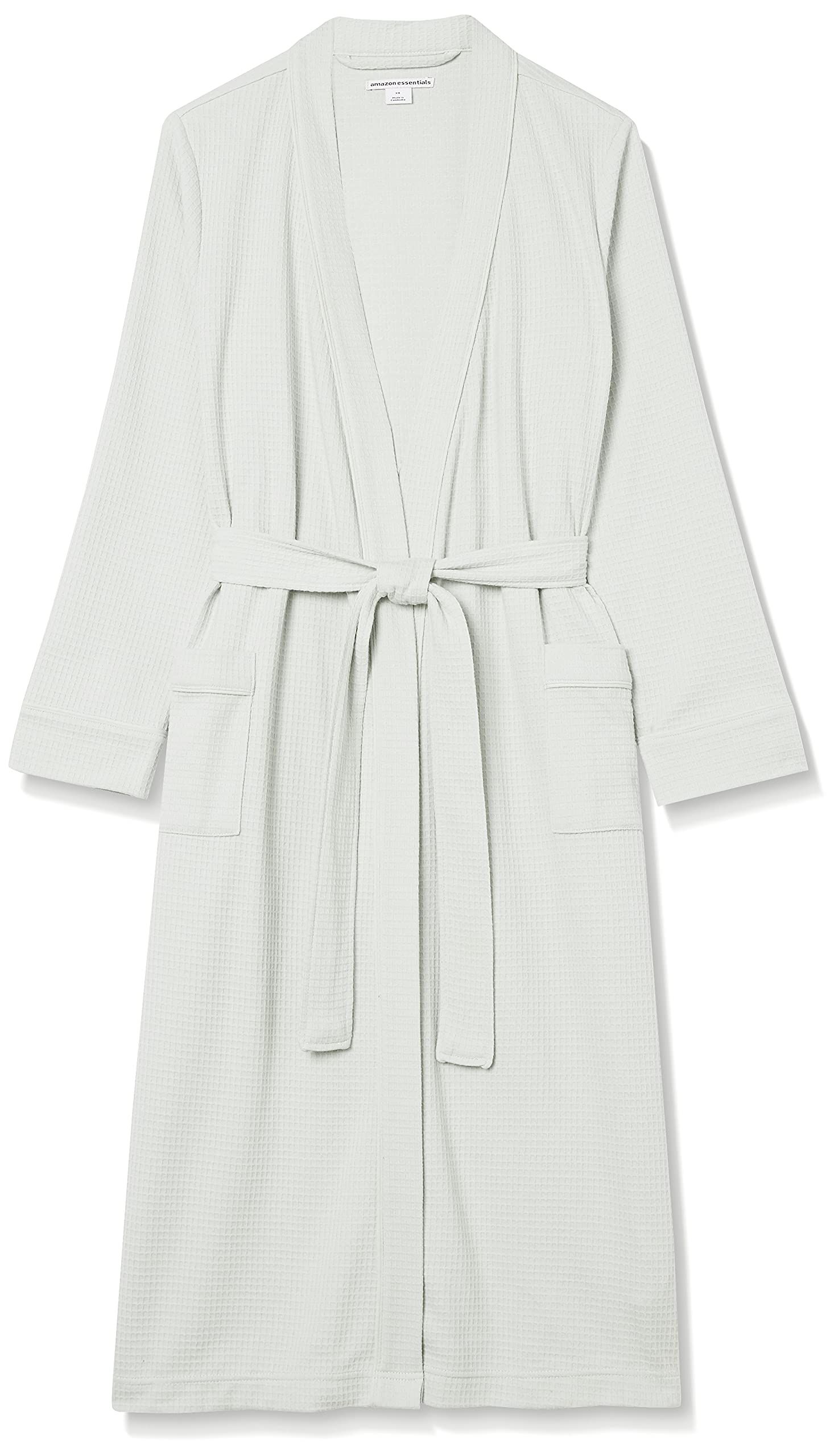 Amazon Essentials Women's Lightweight Waffle Full-Length Robe - Plus Size Options | Soft & Comfortable Bathrobe for Spa, Lounge & Relaxation at Home