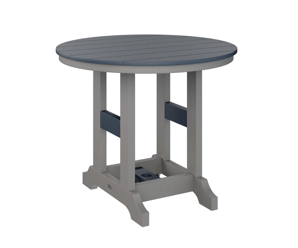 Navy Blue on Light Gray