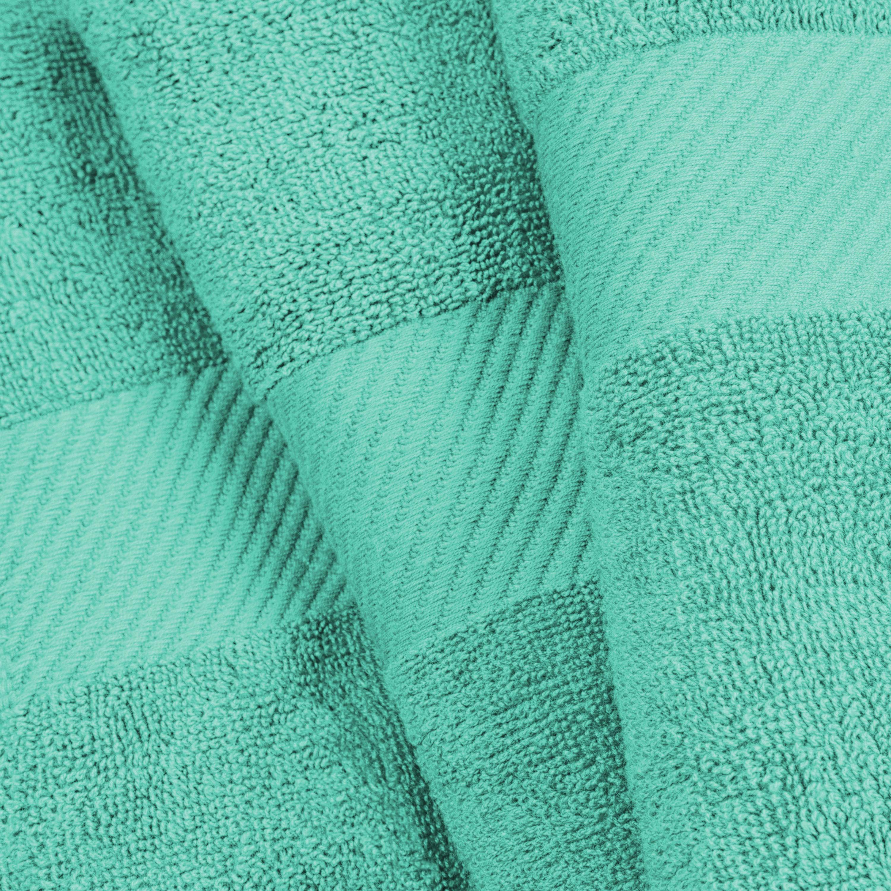 Premium Egyptian Cotton 2-Piece Bath Sheet Set with Luxury Dobby Border - Ultra Soft & Absorbent Towels for Spa, Hotel & Home Bathroom Luxury