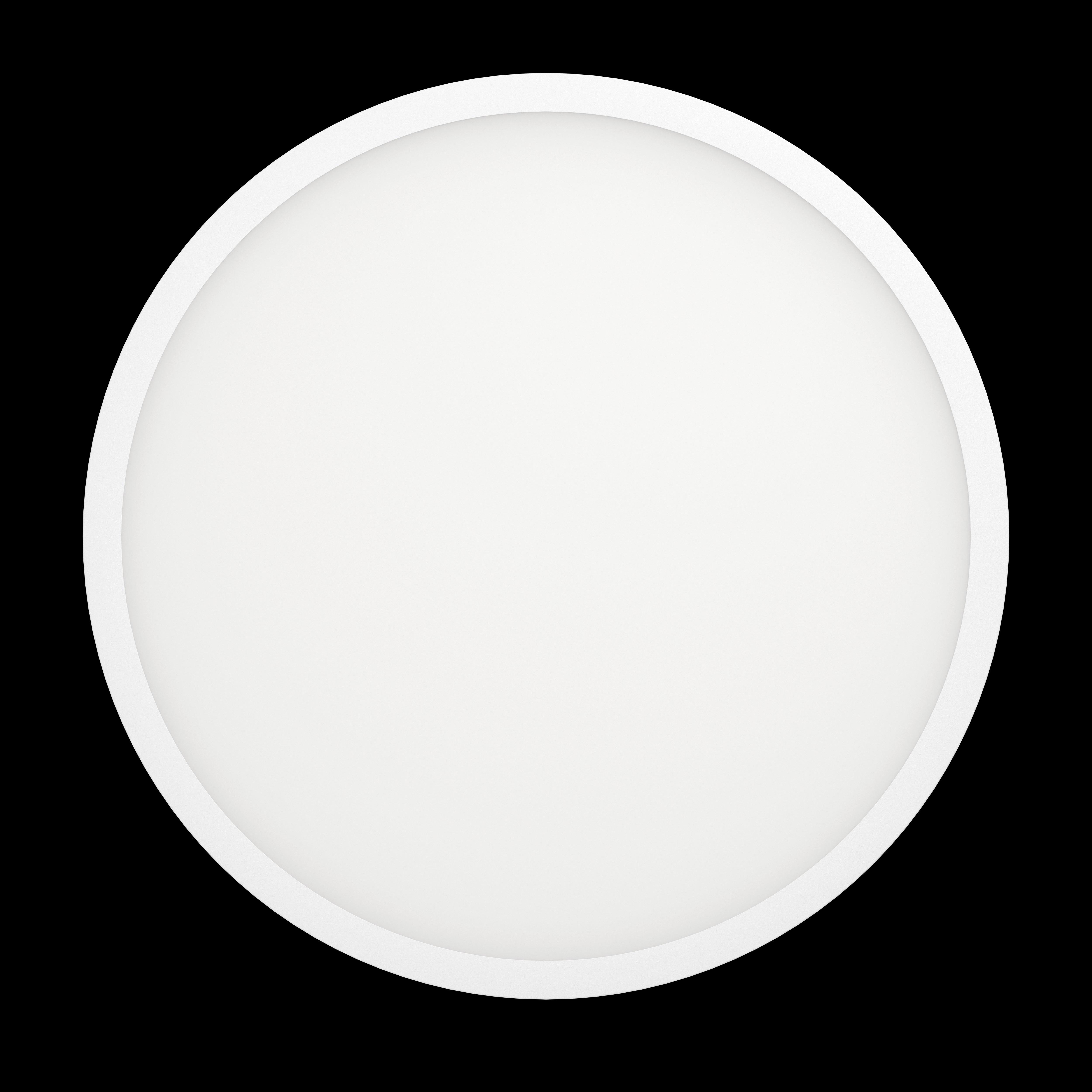 Eglo Connect Sarsina Z Smart White Round LED Flush Ceiling Light 45cm - Modern Dimmable Lighting for Bedroom, Living Room & Kitchen | Alexa & Google Home Compatible