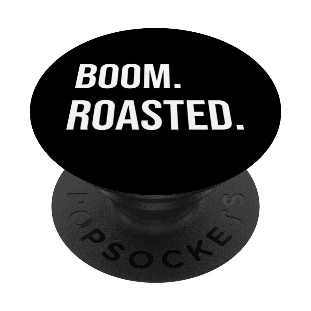 Boom Roasted PopSockets PopGrip - Interchangeable Phone & Tablet Grip with Swappable Top | Perfect for Everyday Use, Travel, and Secure Device Handling