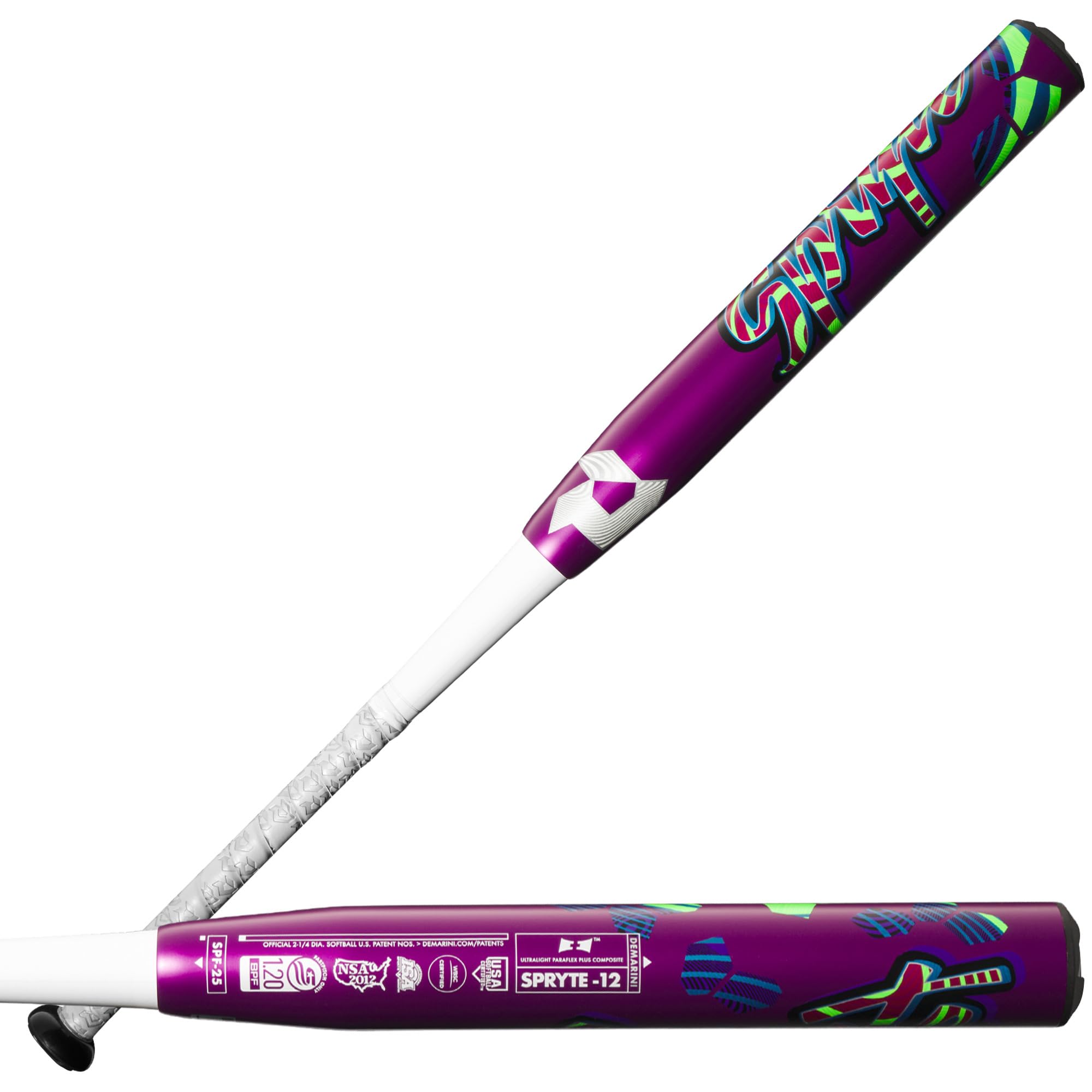 DeMarini 2025 Spryte Fastpitch Softball Bat for Girls - Lightweight & Durable USA Baseball Certified - Perfect for Youth League Games & Practice Sessions