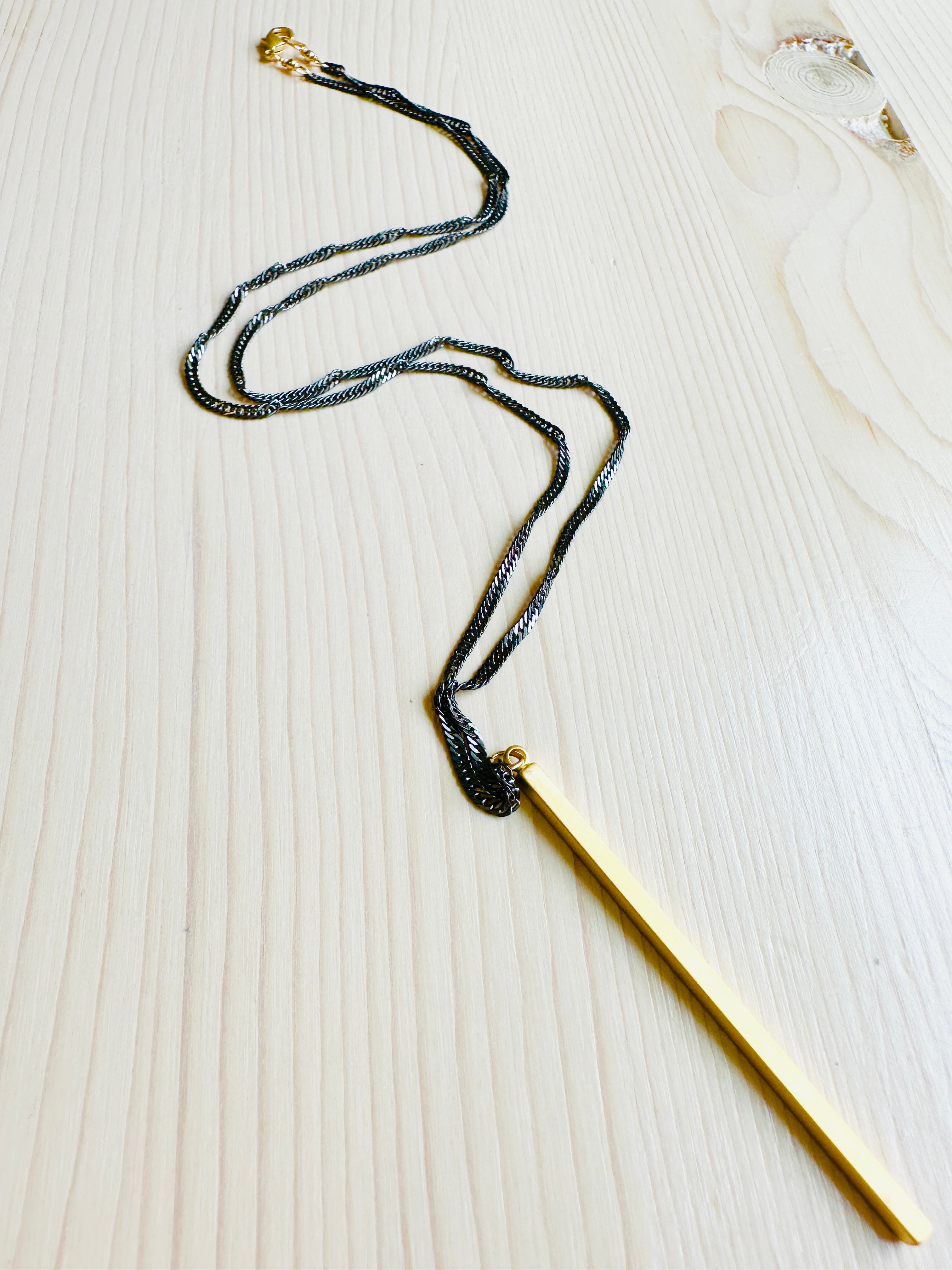14K Gold Bar Necklace for Women - Minimalist Pendant Chain Jewelry Gift for Her - Perfect for Everyday Wear, Date Nights & Special Occasions