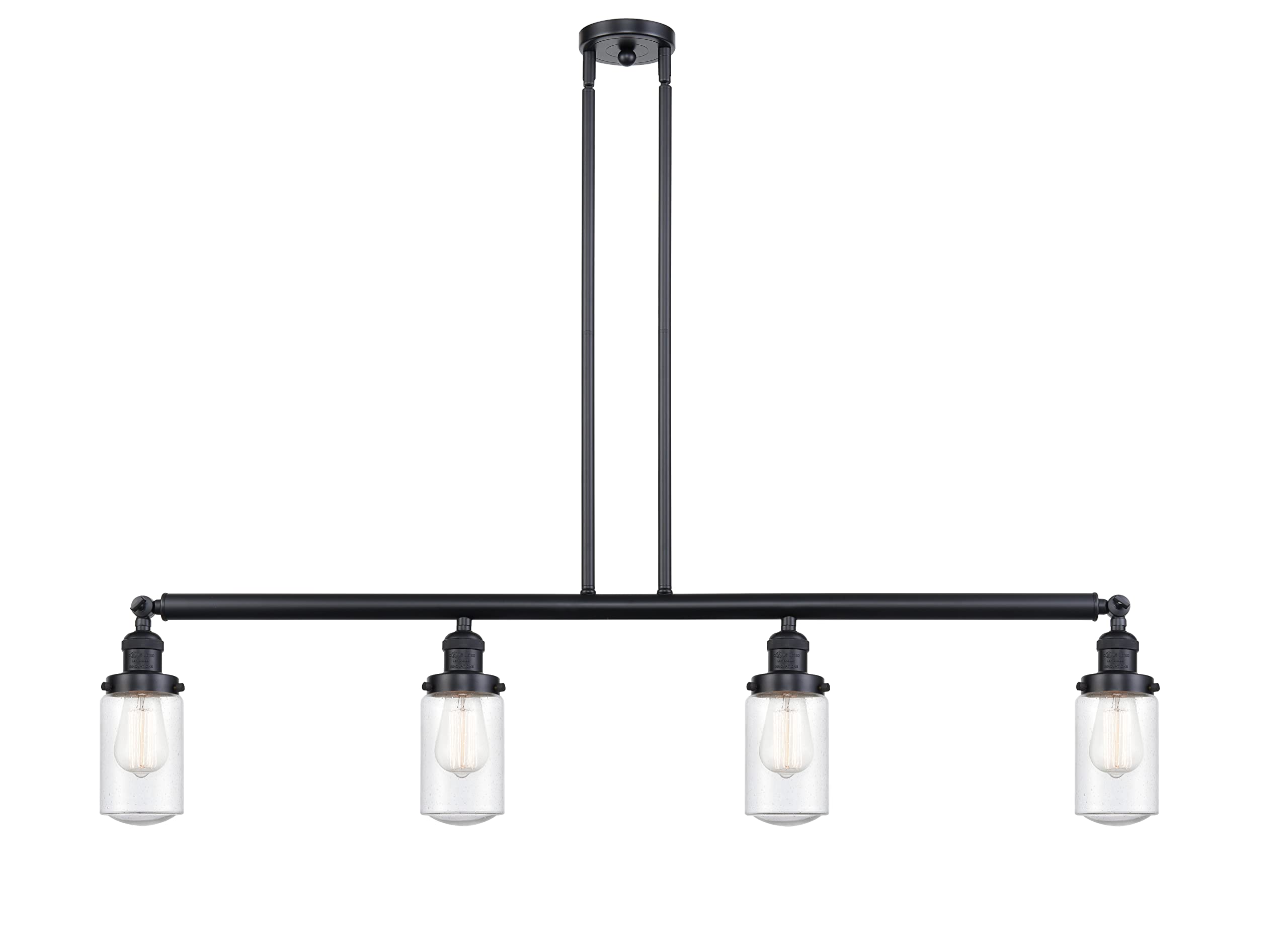 Dover 3-Light LED Island Pendant Light in Matte Black - Perfect for Kitchen, Dining Room & Modern Home Decor