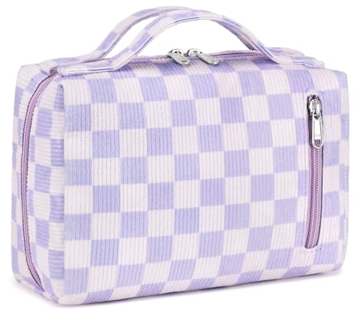 Corduroy Checkered Purple