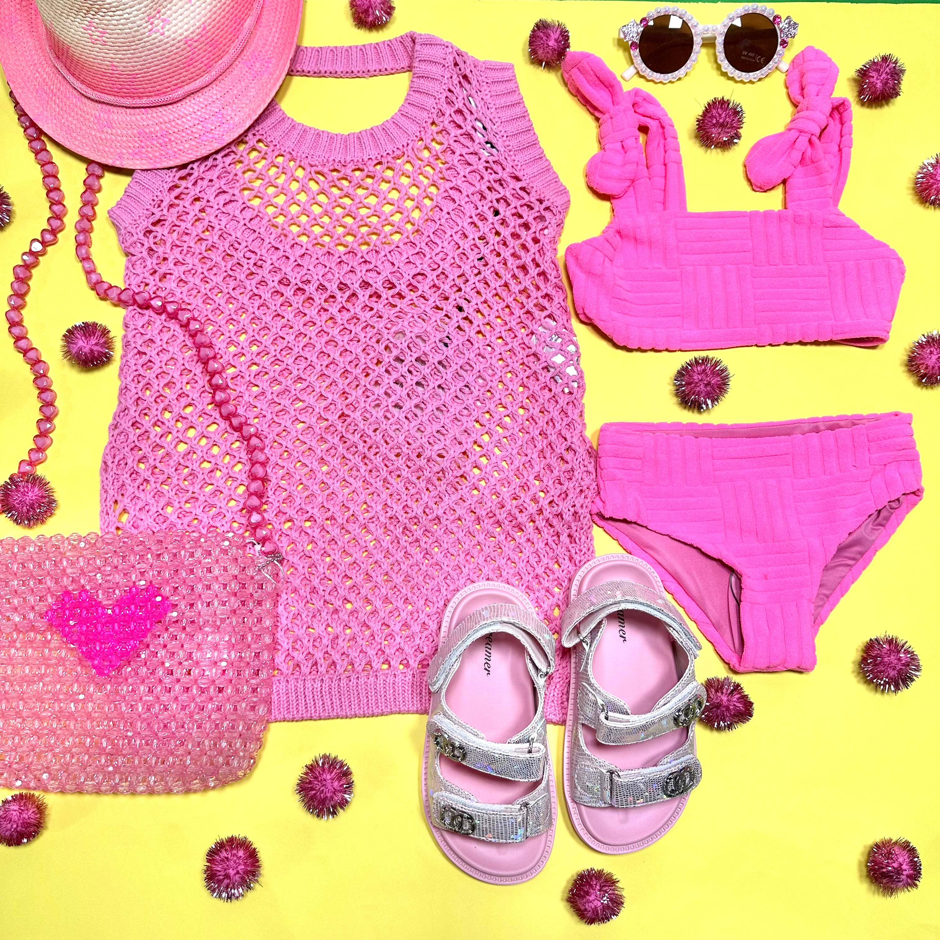 Little Holly Crochet Dress for Girls - Handmade Baby Dress, Perfect for Photos, Parties & Special Occasions