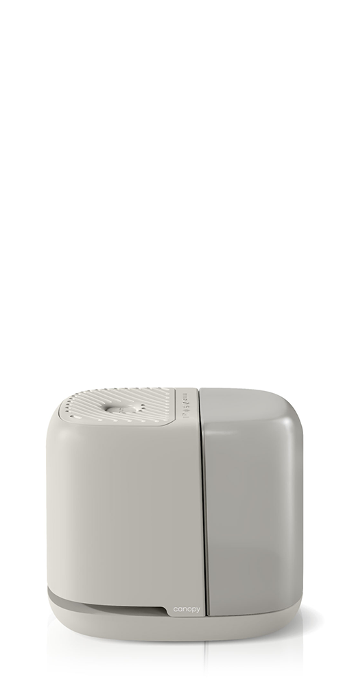 Bedside Humidifier 2.0 - Ultrasonic Cool Mist Humidifier for Bedroom, Quiet Air Humidifier with Night Light, Perfect for Dry Air Relief, Baby Nursery & Home Office Use