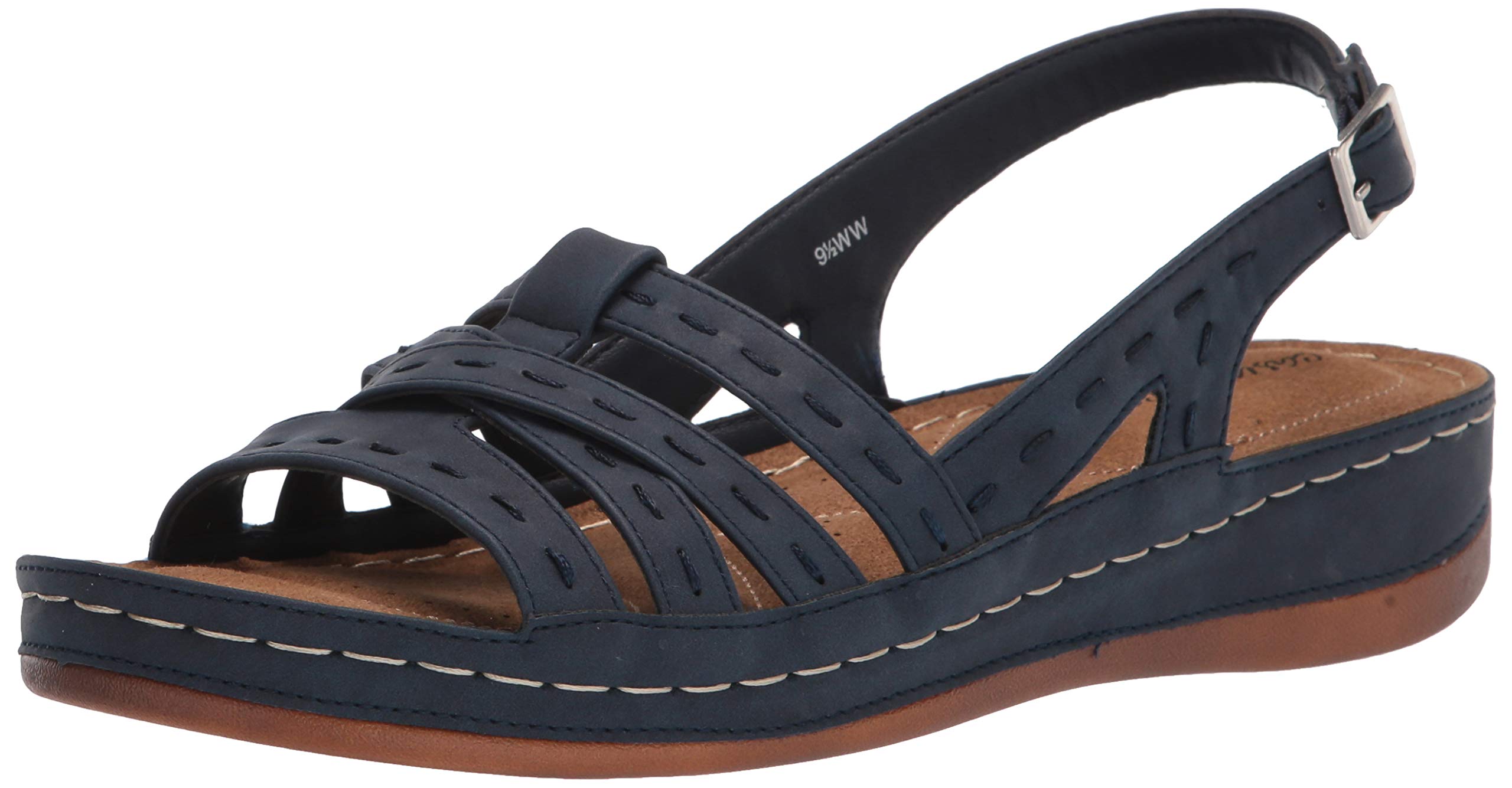 Easy Street Women's Sling Back Sandal - Comfortable Casual Shoes for Summer, Beach, and Outdoor Wear | Breathable & Stylish Women's Footwear