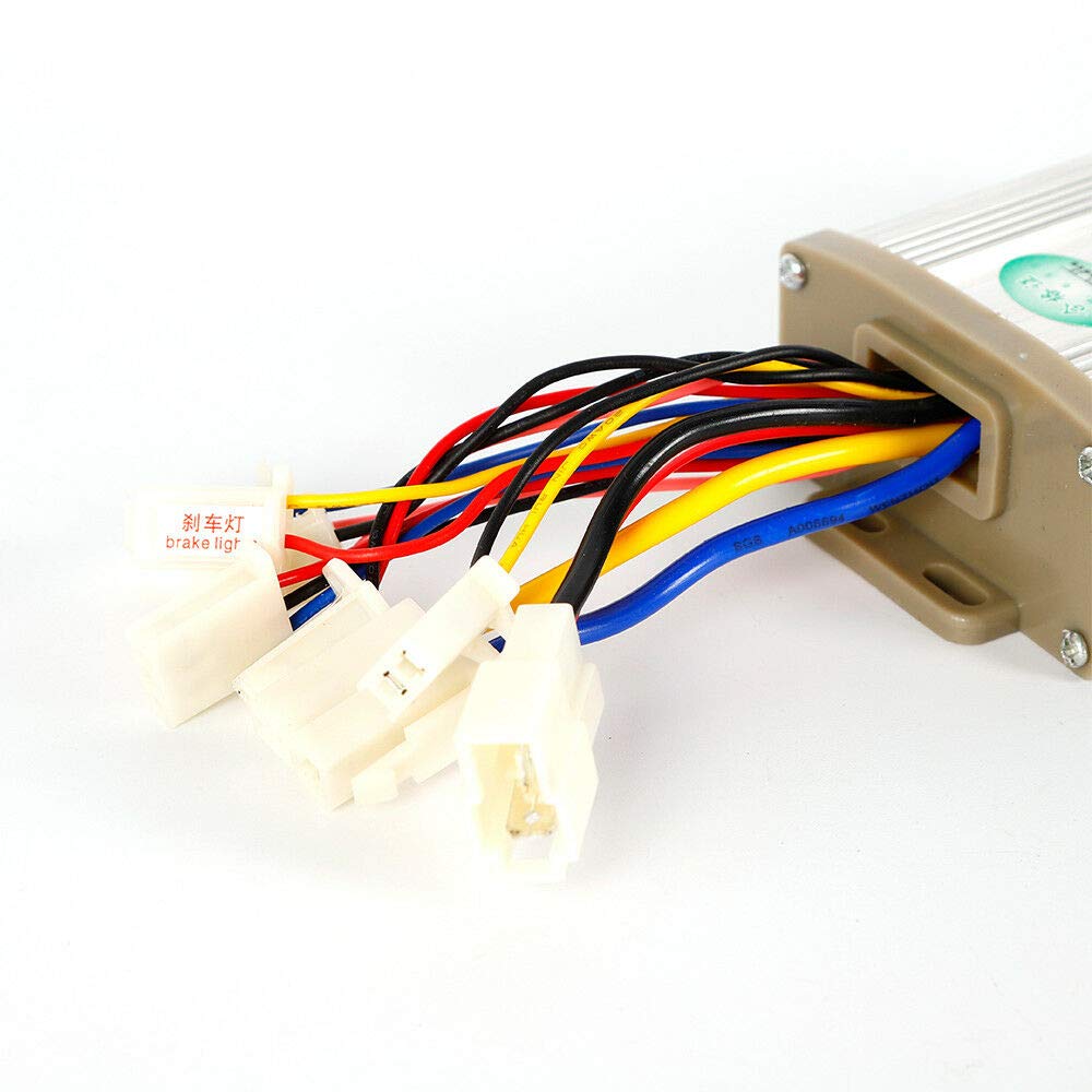 YIYIBYUS 36V 800W Brushless Motor Controller & Throttle Grip Kit - Compatible with Electric Bikes, EVO Scooters, Tricycles & Extreme Scooters | Perfect for Commuting, Off-Road Adventures & Urban Transportation