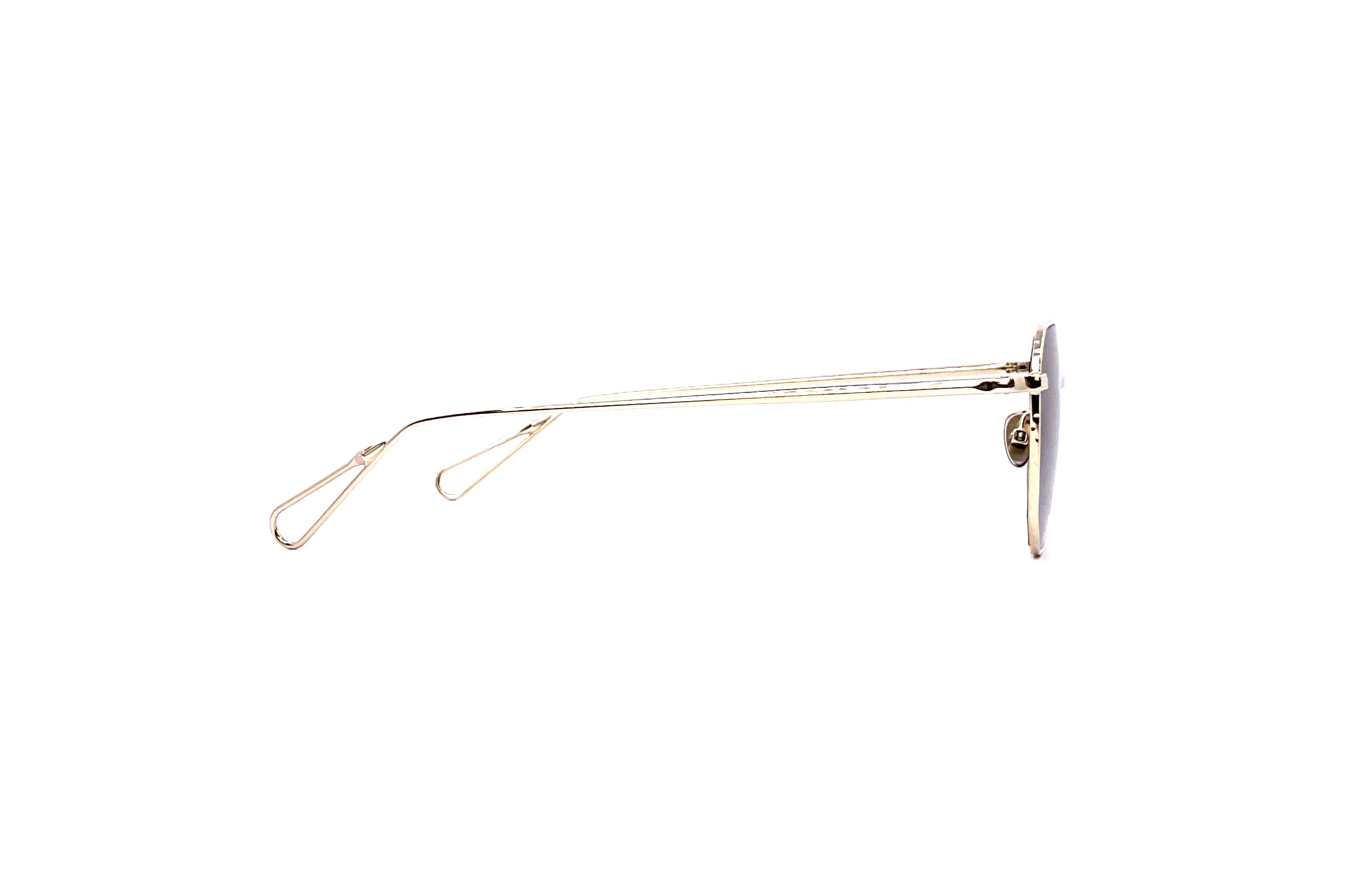 Ahlem Couronnes Sun Sunglasses - Grey Gold Frame with UV Protection - Stylish & Lightweight for Outdoor Activities, Travel & Fashion