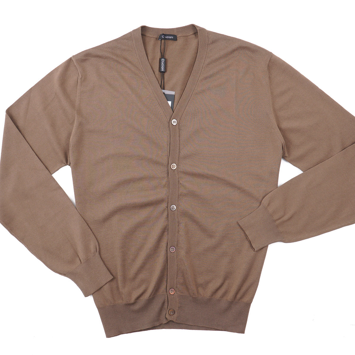Cruciani Extrafine Cotton Cardigan Sweater for Women - Soft Lightweight Knit Open Front Wrap - Perfect for Office, Casual Outfits & Layering