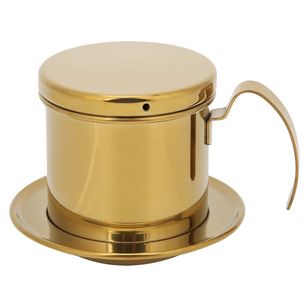 Stainless Steel Vietnamese Coffee Maker - Drip Brewer for Home, Office & Outdoor Use