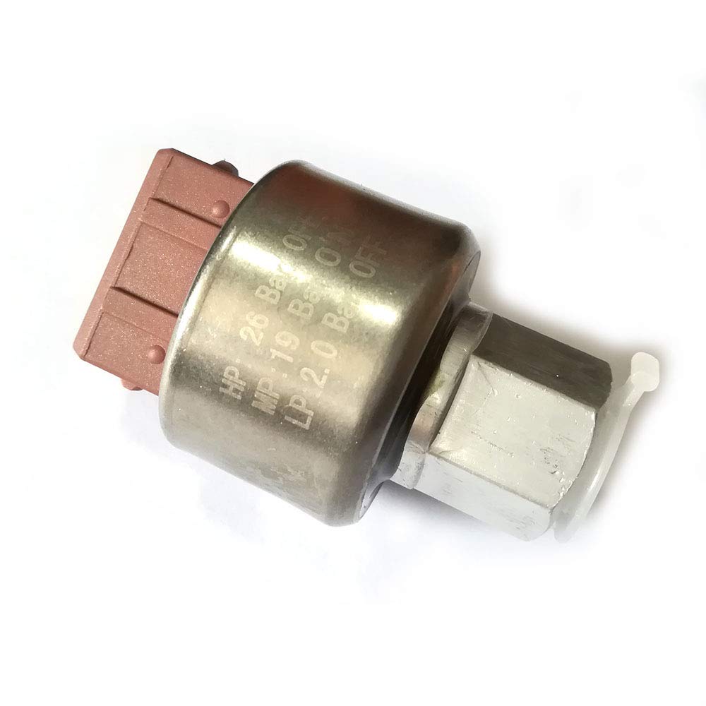 Peugeot Citroen Auto AC Compressor Pressure Switch Sensor 9603308080 6455.T2 9614390780 9615340680 9620143680 - 26Bar High Pressure Switch for Car Air Conditioning System Maintenance & Repair