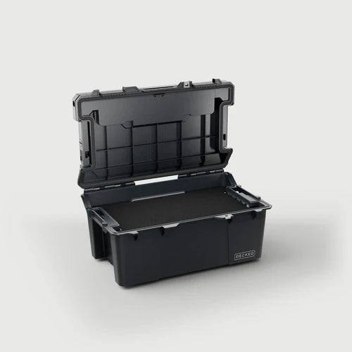 DECKED Sixer 16 D CO Storage Case - Waterproof Tool Organizer for Truck Beds, Camping Gear & Work Equipment - Perfect for Outdoor Adventures & Job Sites