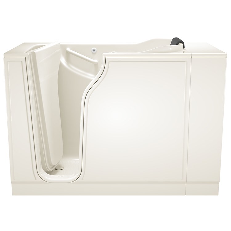 30W x 52L Gelcoat Walk-In Air Spa Bathtub - 3052 Series with Left Hand Drain & Faucet - Perfect for Home Relaxation and Hydrotherapy