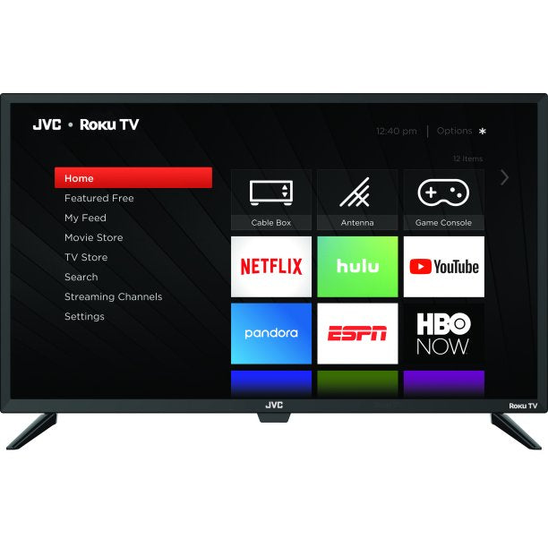 JVC 32 Inch Class HD 720p Roku Smart LED TV (LT-32MAR205) - Perfect for Bedrooms, Dorms & Small Spaces | Streaming & Gaming Ready