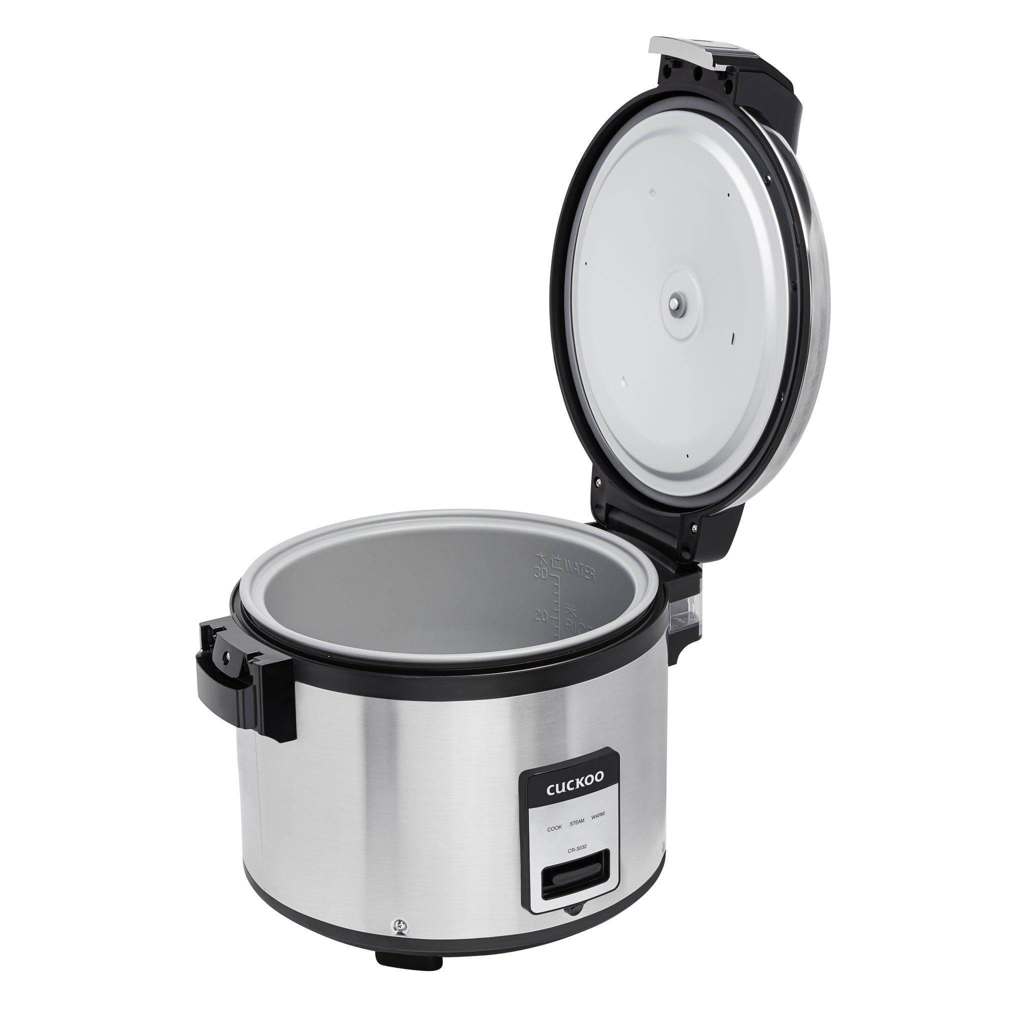 30 Cup Commercial Rice Cooker (CR 3032) - Large Capacity Rice Steamer for Restaurants, Catering & Bulk Cooking - Perfect for Buffets, Events & Meal Prep