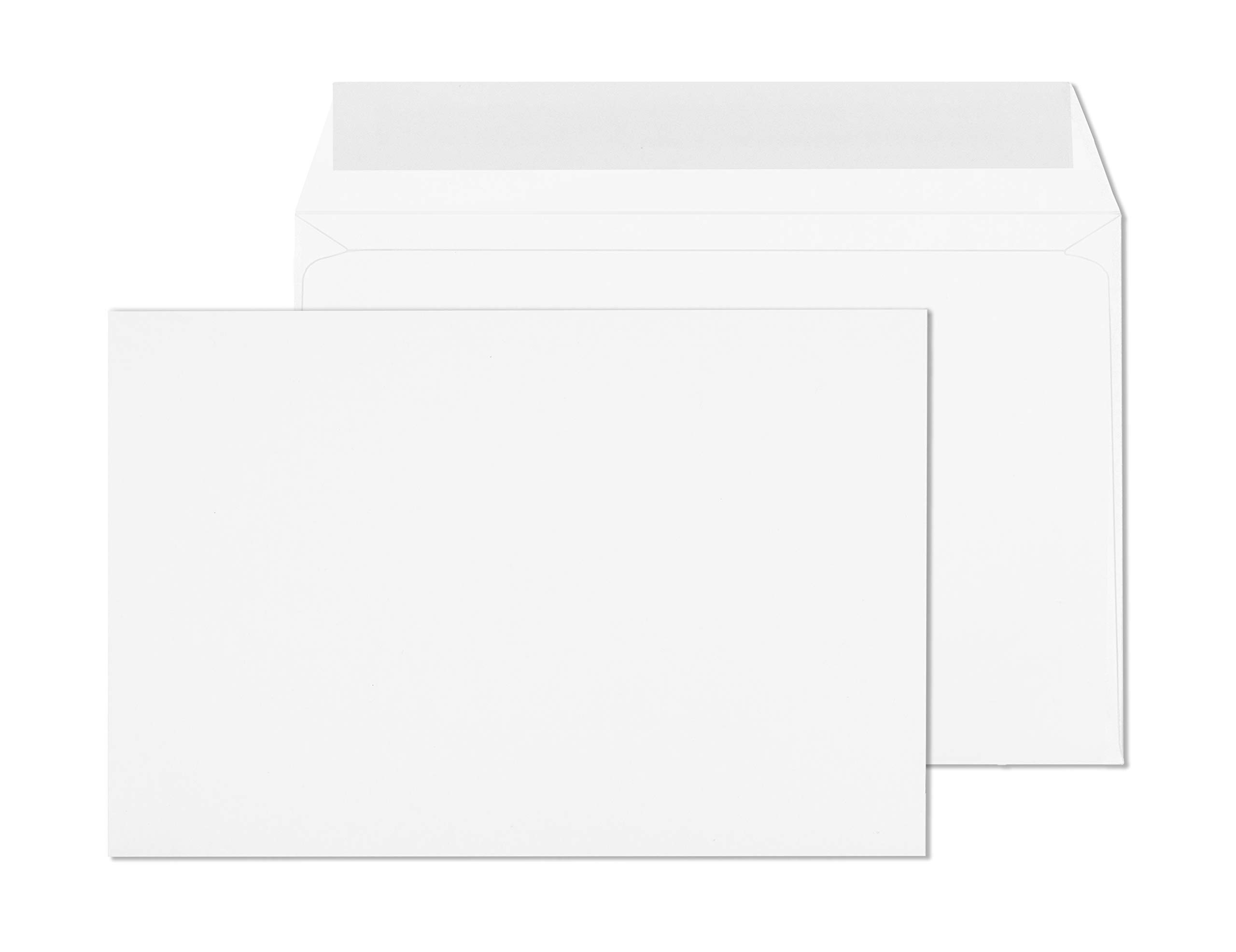 9x12 Self Seal Booklet Envelopes - 100 Pack, 28 lb White Mailing Envelopes with Peel & Seal Closure, Open-Side Design for Documents, Invoices & Letters - Perfect for Home Office, Business Mailing & Office Supplies