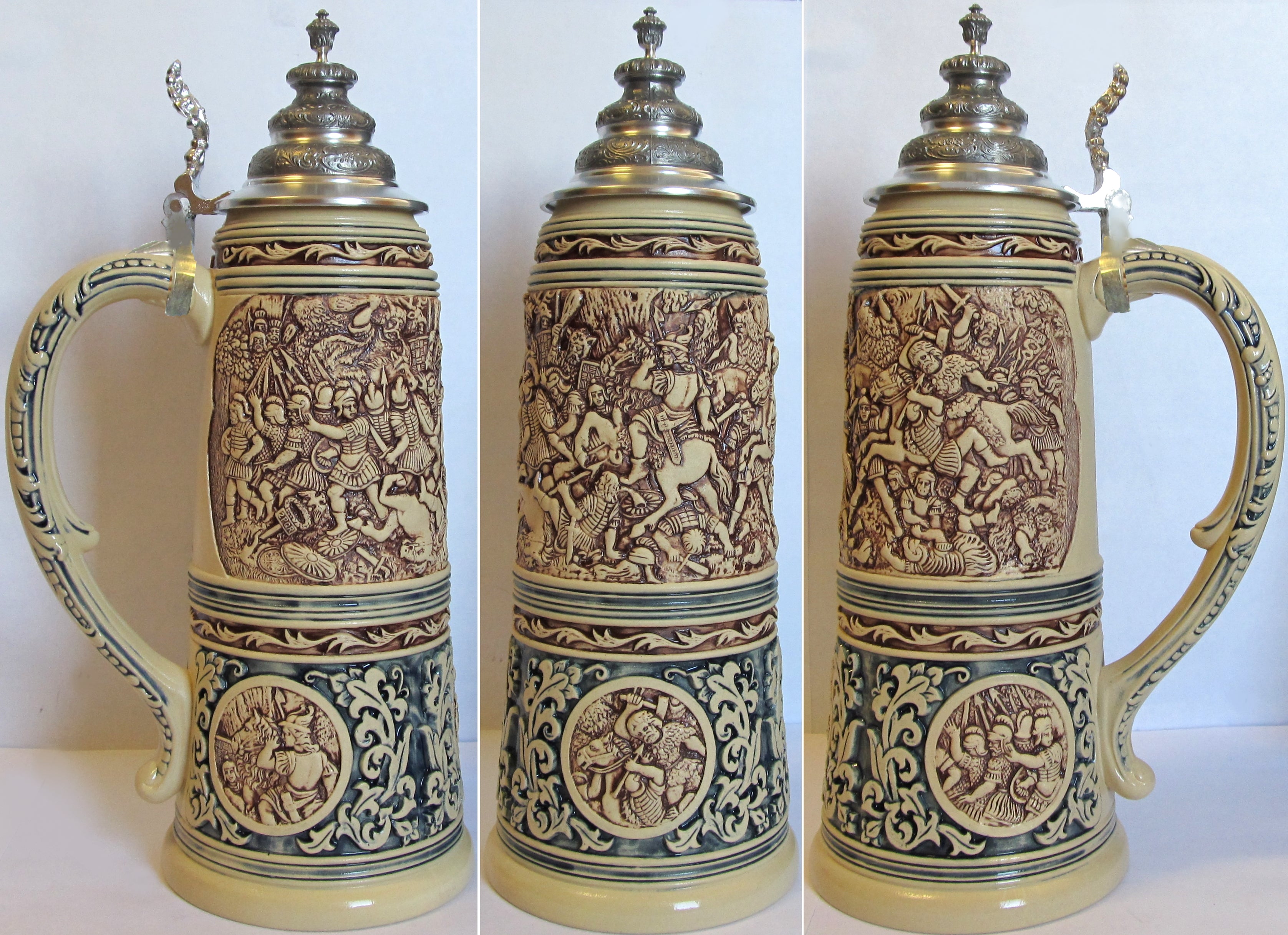 Authentic German Beer Steins - Handcrafted Limited Edition Collectible Drinking Mugs for Oktoberfest & Home Bar Decor - Perfect Gift for Beer Lovers & German Culture Enthusiasts