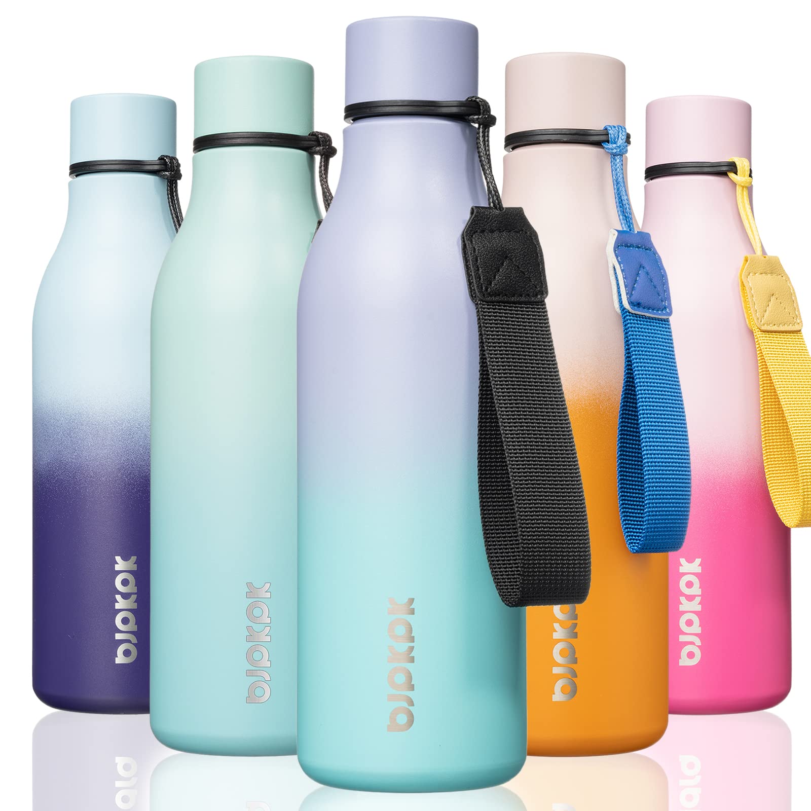 18oz Insulated Stainless Steel Water Bottle - BPA Free, Leak Proof for Sports & Travel