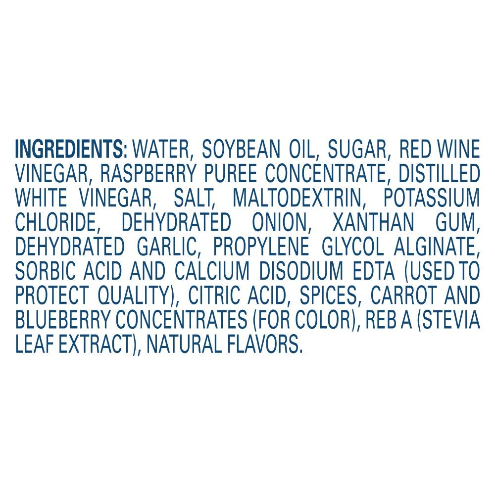 Hellmann's Raspberry Vinaigrette Salad Dressing - Gluten Free, No Artificial Flavors, 32 oz (Pack of 6) | Perfect for Salads, Sandwiches & Marinades | Natural Ingredients, No High Fructose Corn Syrup