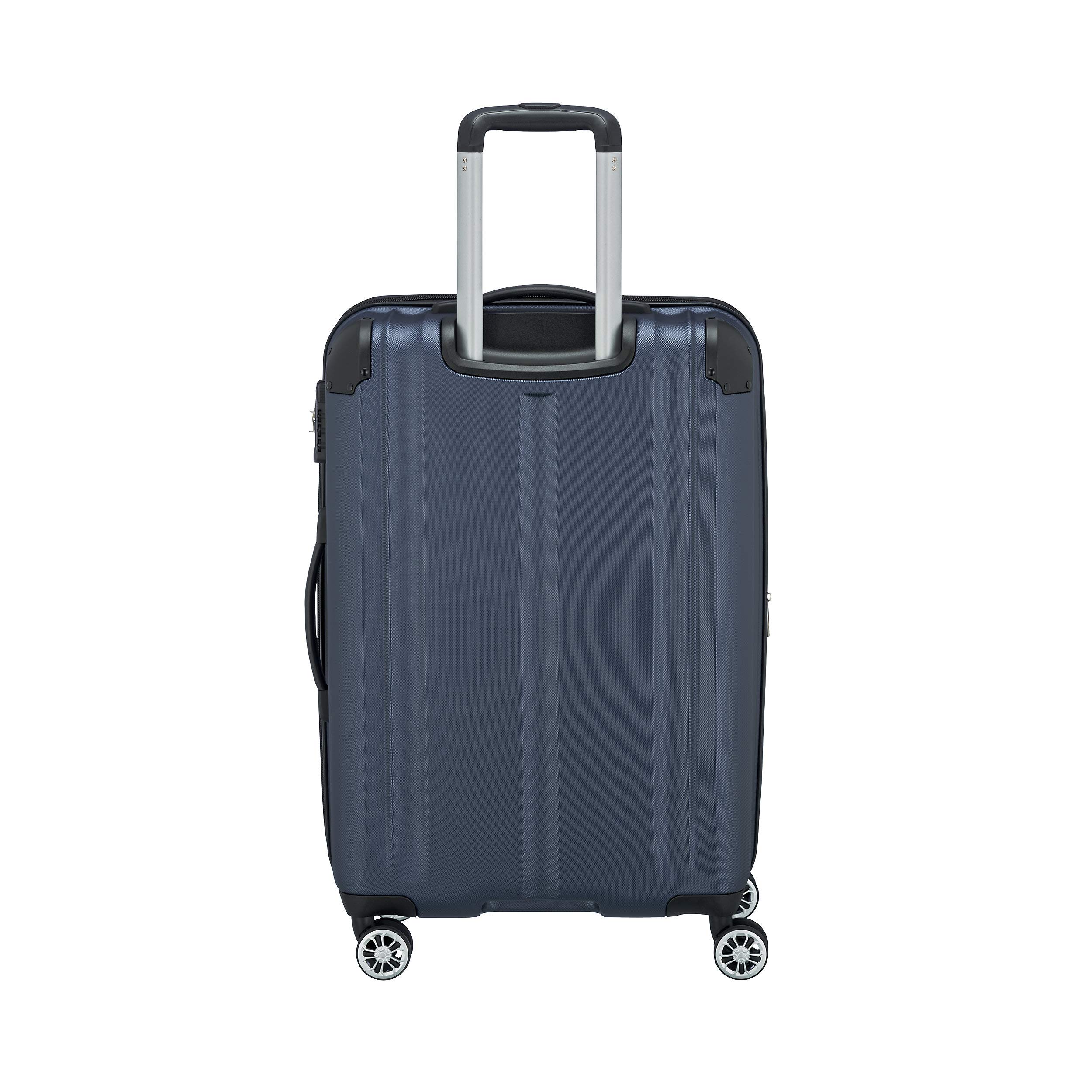Unisex Adult Carry-On Luggage 68cm (27 Inches) - Lightweight Durable Blue Marine Suitcase for Travel, Business Trips & Weekend Getaways