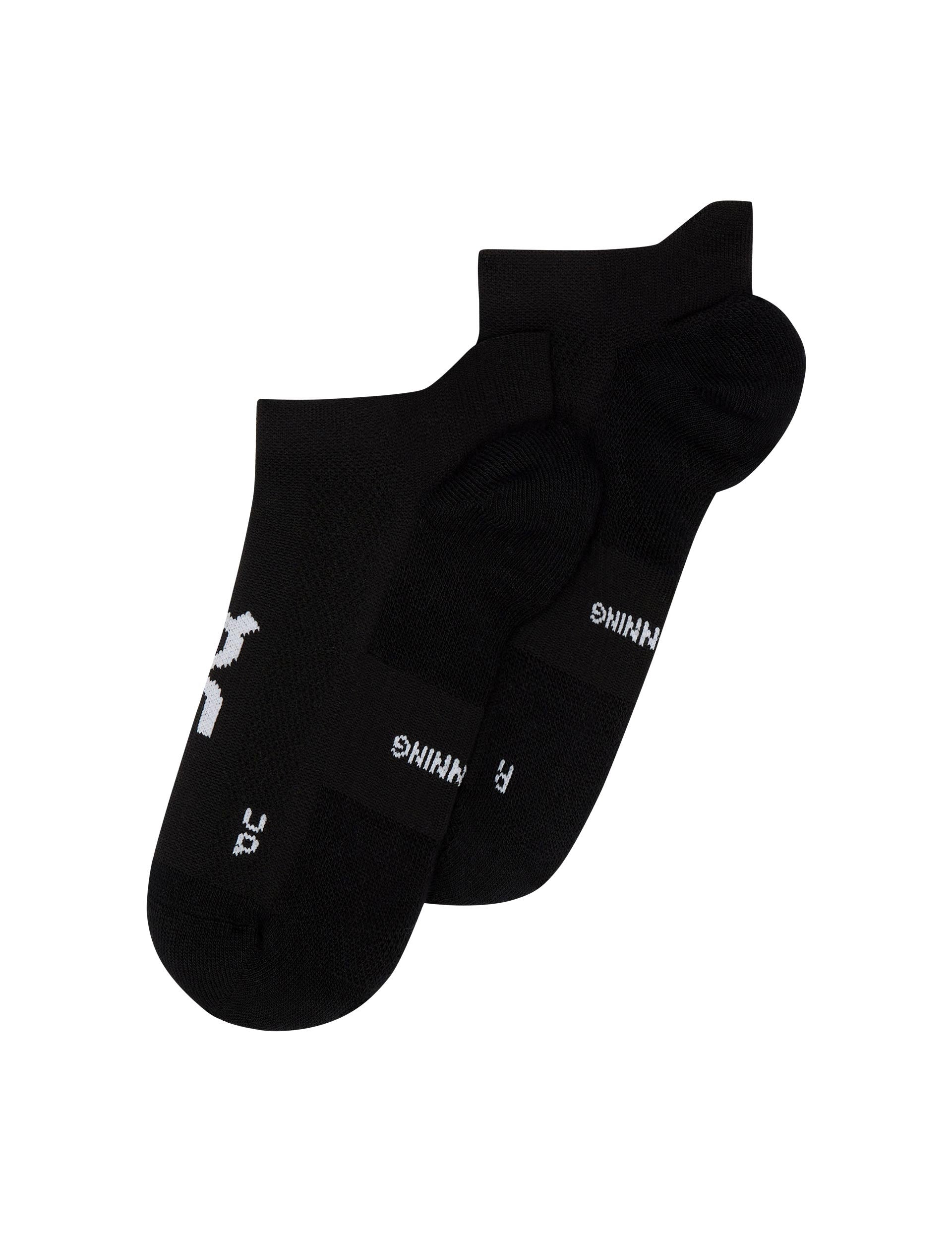 Core Run Sock Low 2P - Black - Lightweight Running Socks for Men & Women - Perfect for Jogging, Gym Workouts and Daily Wear