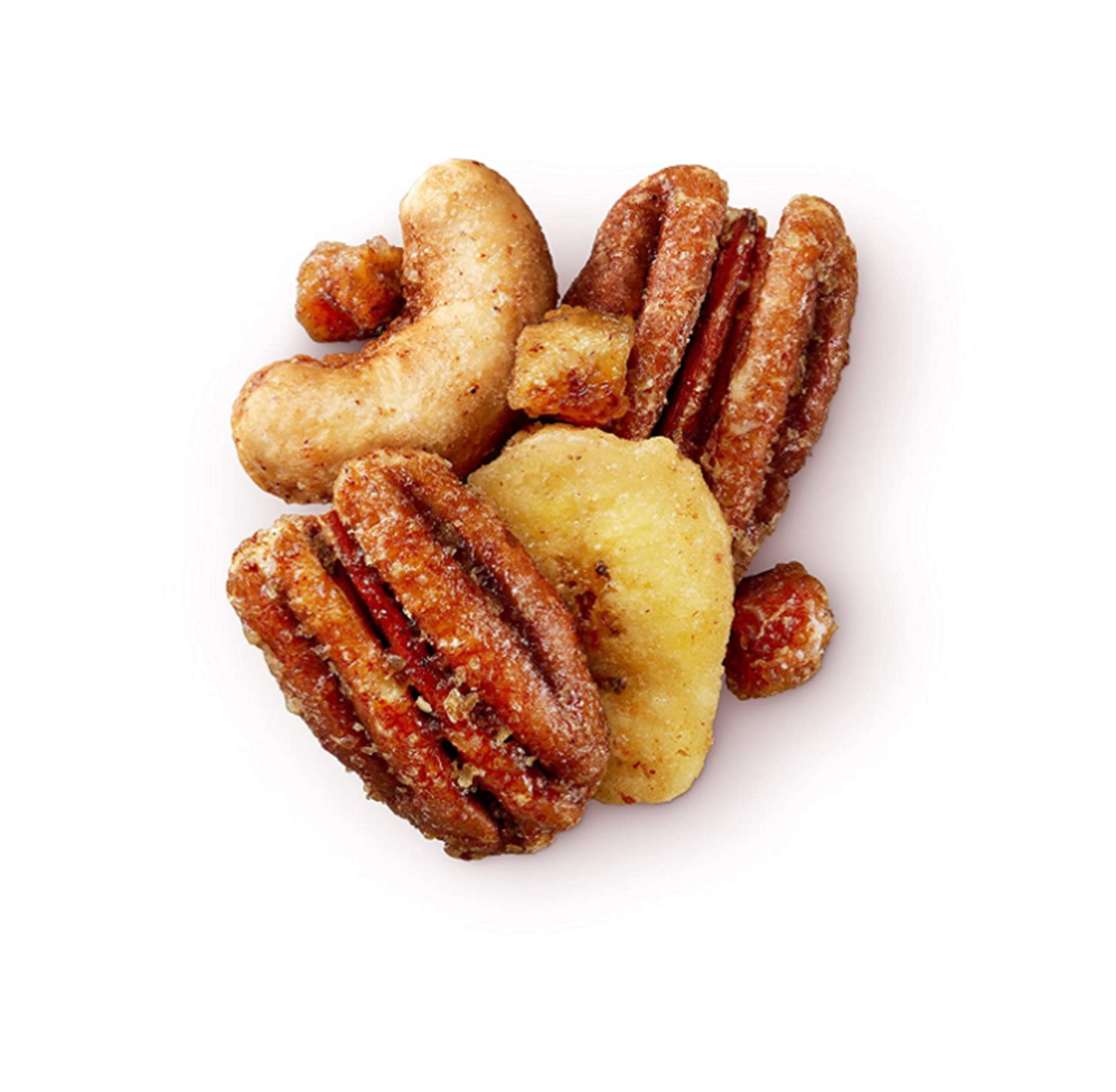 Sahale Snacks Glazed Mix with Banana Rum Pecans - 1.5oz (Pack of 9) 13.5oz Total - Healthy Trail Mix for Hiking, Office Snacks & Travel