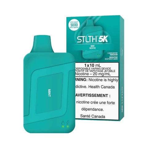 STLTH 5K Disposable Vape - 5000 Puffs, 5-Pack (Alberta) | Long-Lasting Flavors for On-the-Go Vaping, Travel & Social Events