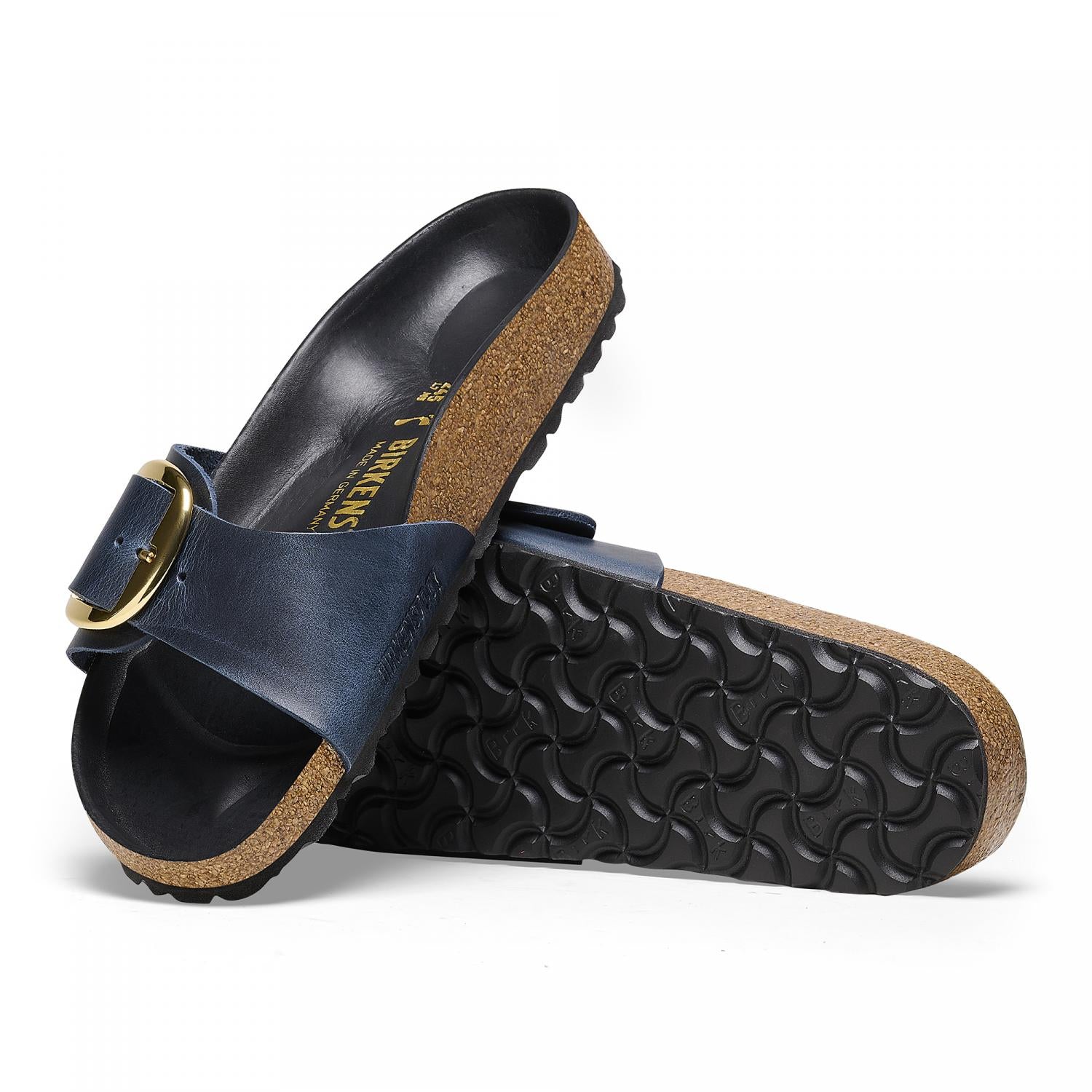 Madrid Big Buckle Sandals for Women - Comfortable Summer Slide Sandals with Adjustable Buckle | Perfect for Beach, Vacation & Casual Outfits