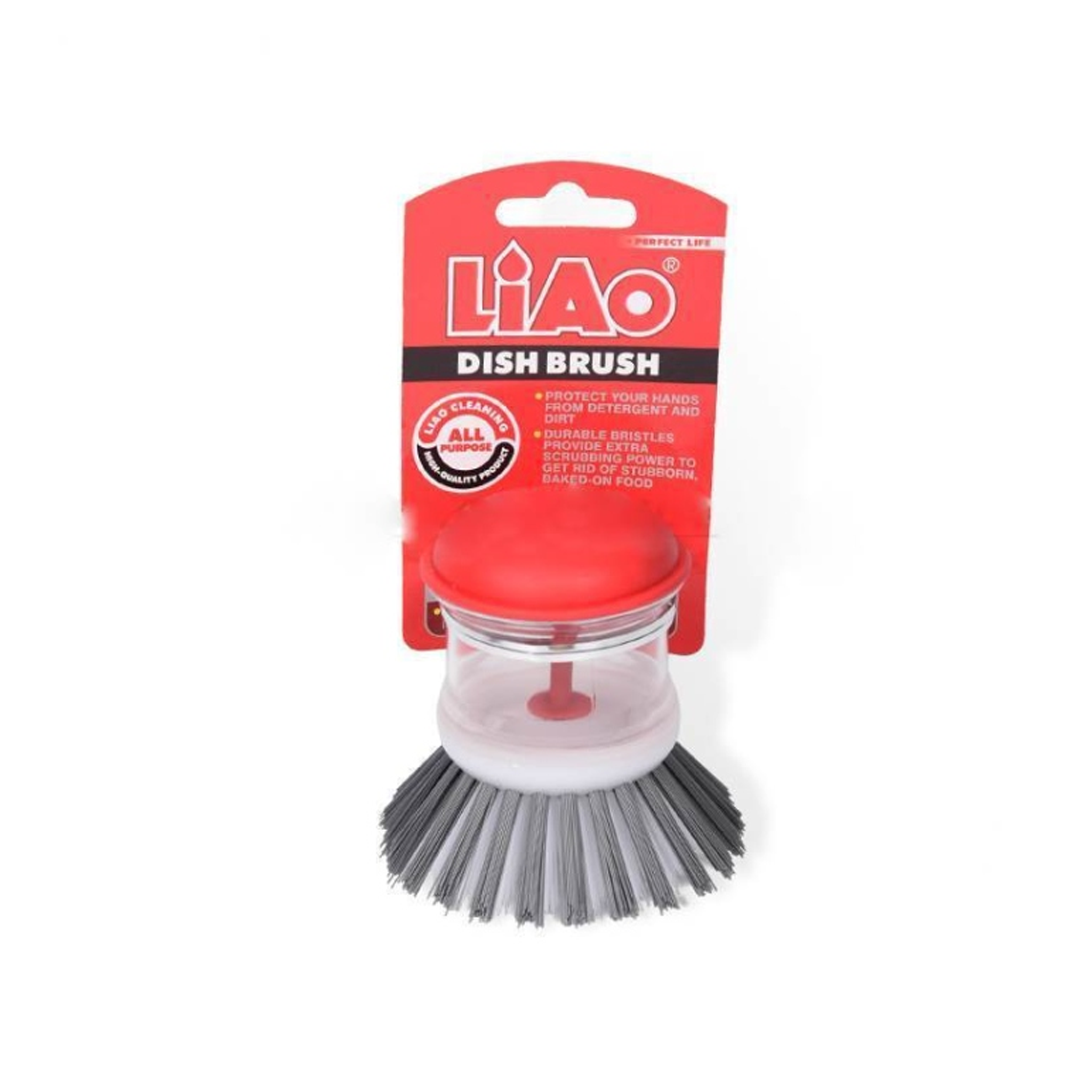 Premium Dish Brush with Soft Bristles - Ergonomic Handle for Effective Cleaning - Ideal for Kitchen, Sink, Pots & Pans - M210825 474