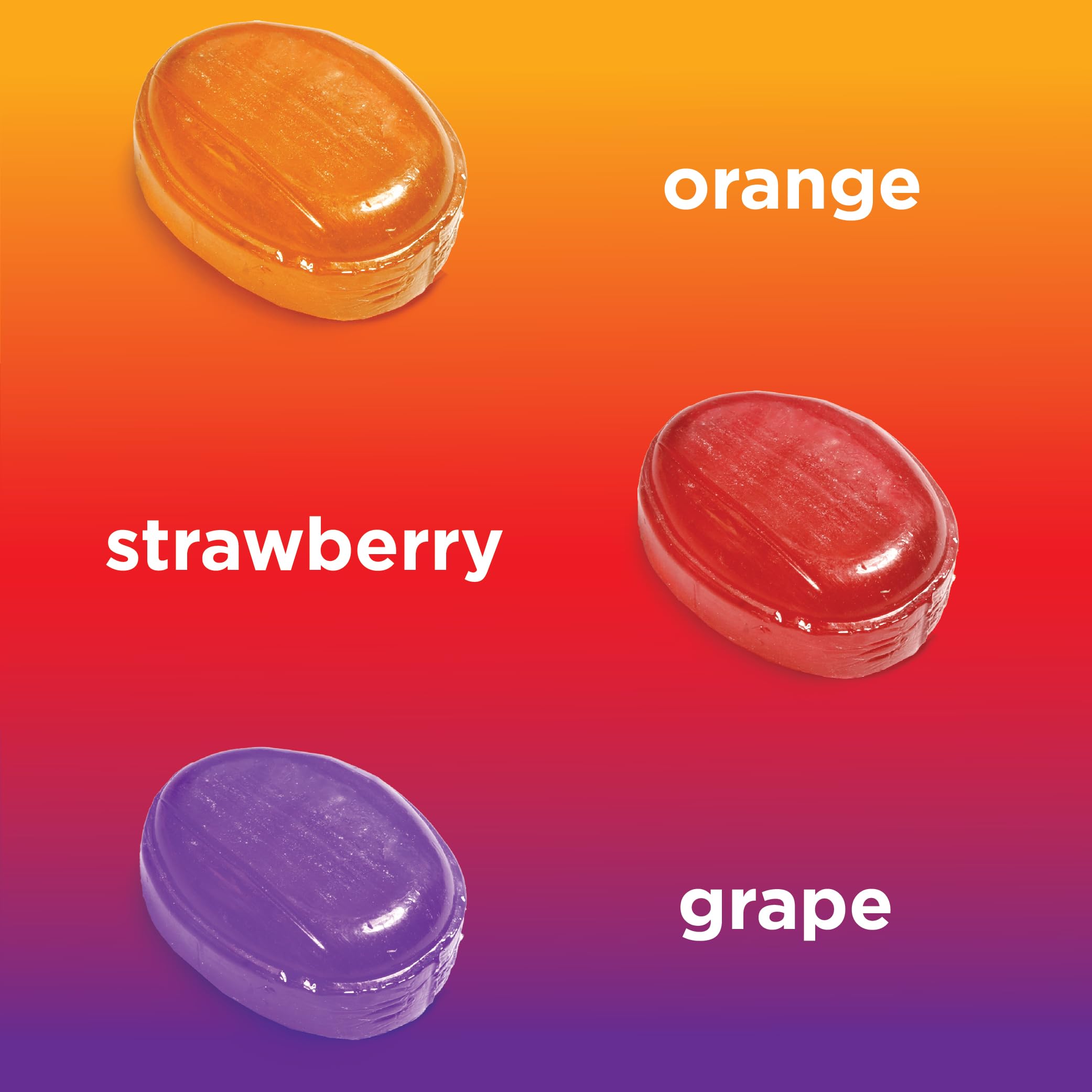 Fruit Drops Hard Candy - 2 Pound Bulk Pack (Approx 180 Pieces) - Assorted Fruit Flavors - Individually Wrapped Candies - Perfect for Parties, Office Snacks & Gift Baskets