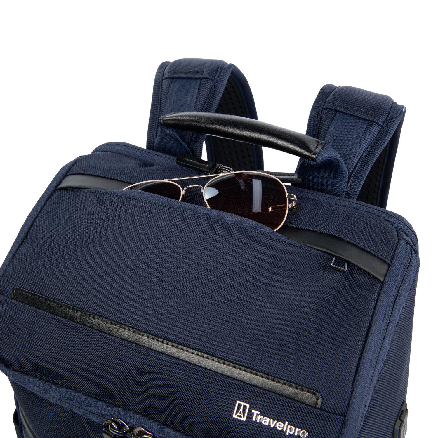 Travelpro Crew Executive Choice 3 Medium Top Load Backpack - Durable Business & Travel Backpack for Professionals, Laptop Backpack with USB Charging Port - Perfect for Office, Commuting & Air Travel