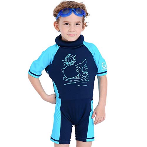 Vine Kids Flotation Swimsuits - One-Piece Buoyancy Swimwear with Arm Bands | Safe Swimming & Water Play for Toddlers & Children