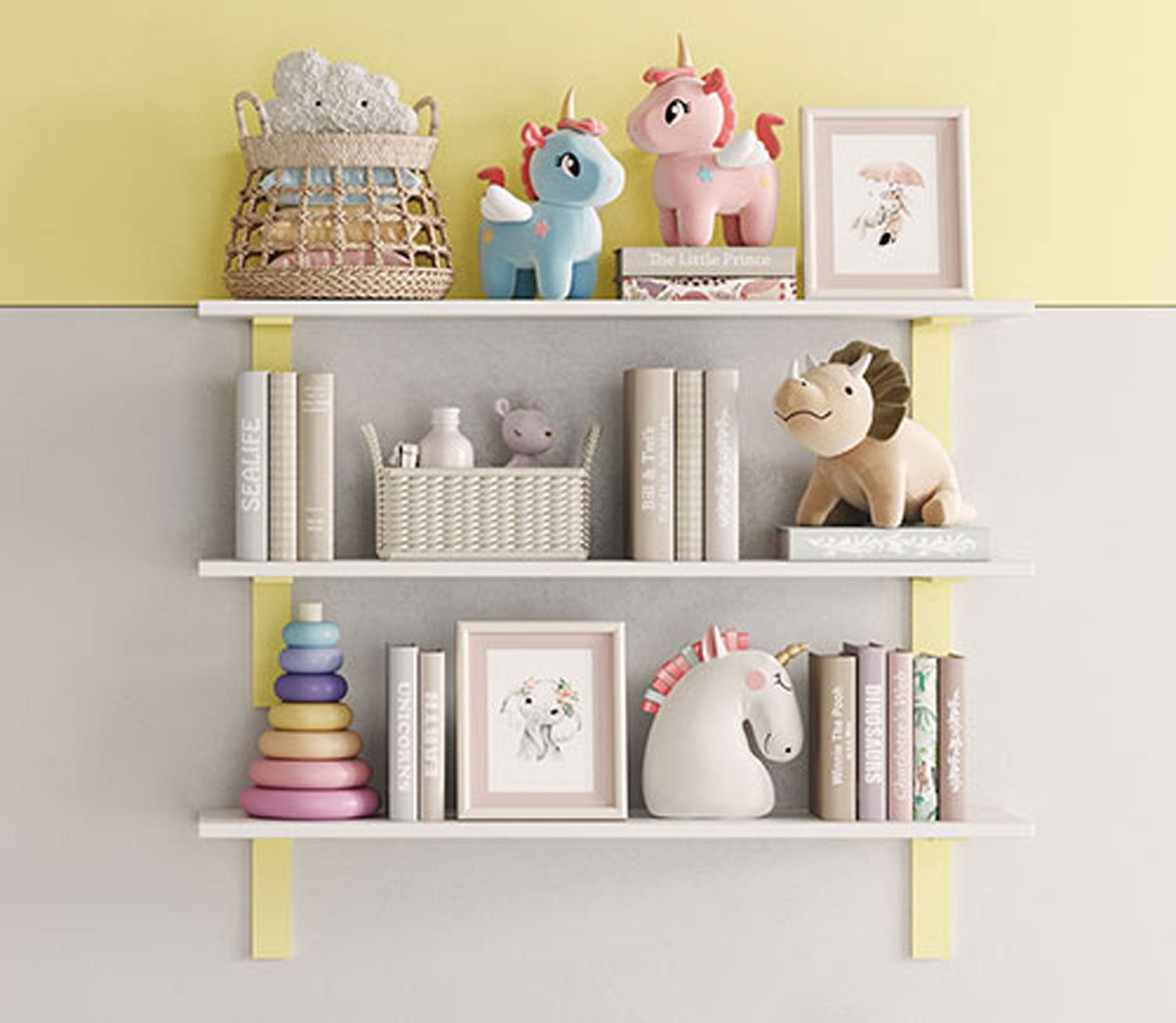 Leif Cherry Wood Wall Shelf - Floating Shelves for Living Room, Bedroom, Bathroom - Rustic Home Decor & Storage Solution