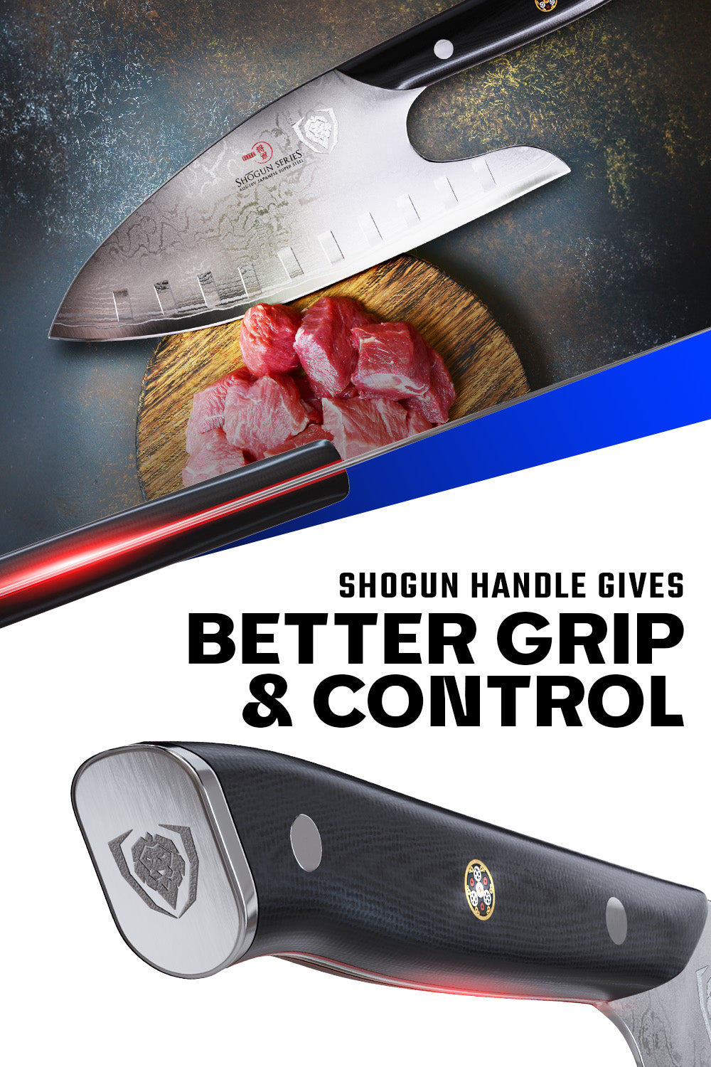 Dalstrong Shogun Series ELITE 8-inch Chef Knife - Professional Japanese Steel Kitchen Knife for Precision Chopping, Slicing & Dicing - Perfect for Home Cooks & Professional Chefs