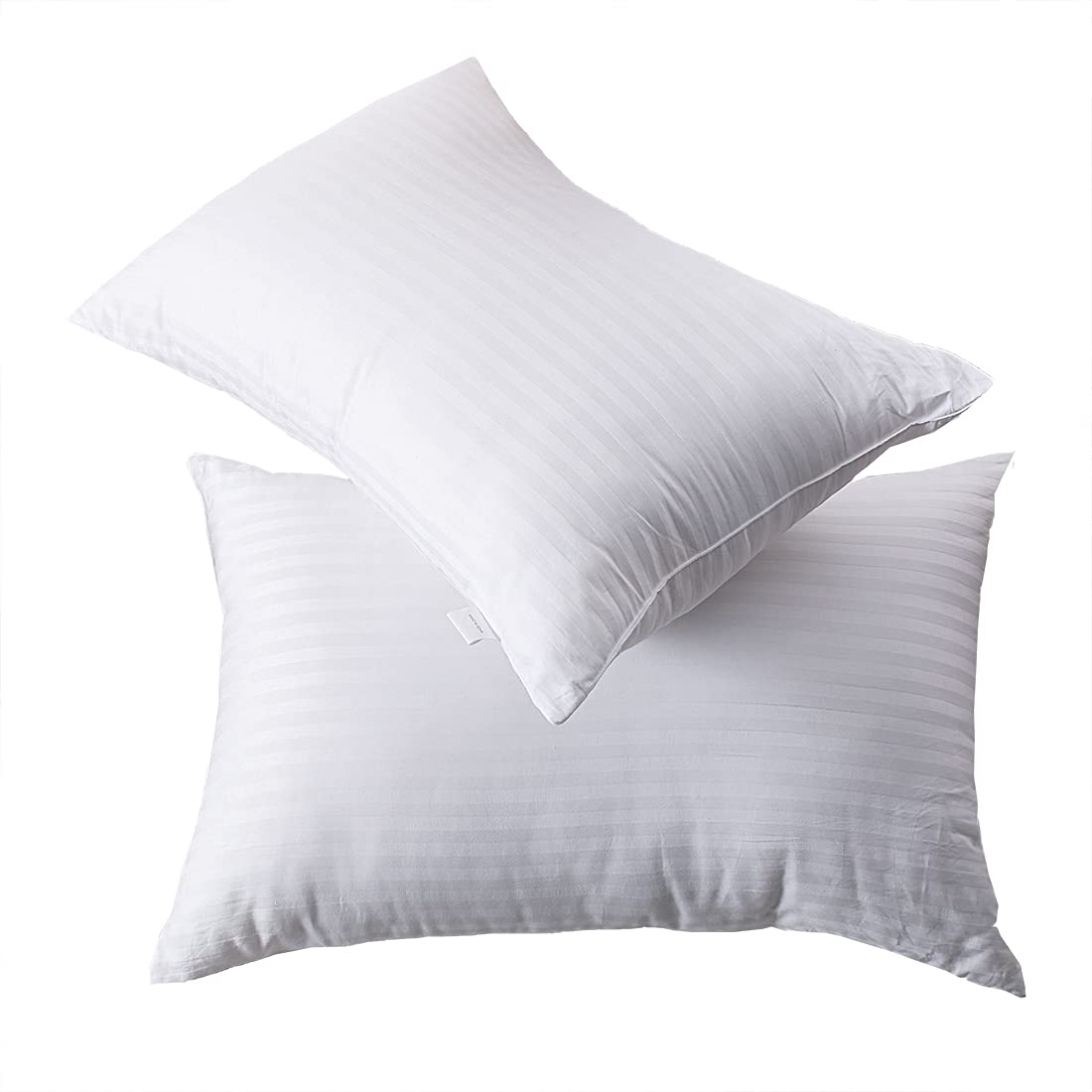 Queen Size Microfiber Pillows 2 Pack - Ultra Soft Breathable Down Alternative Pillows for Back, Stomach & Side Sleepers | Hotel Luxury Collection | Perfect for Bedroom, Guest Room & Travel